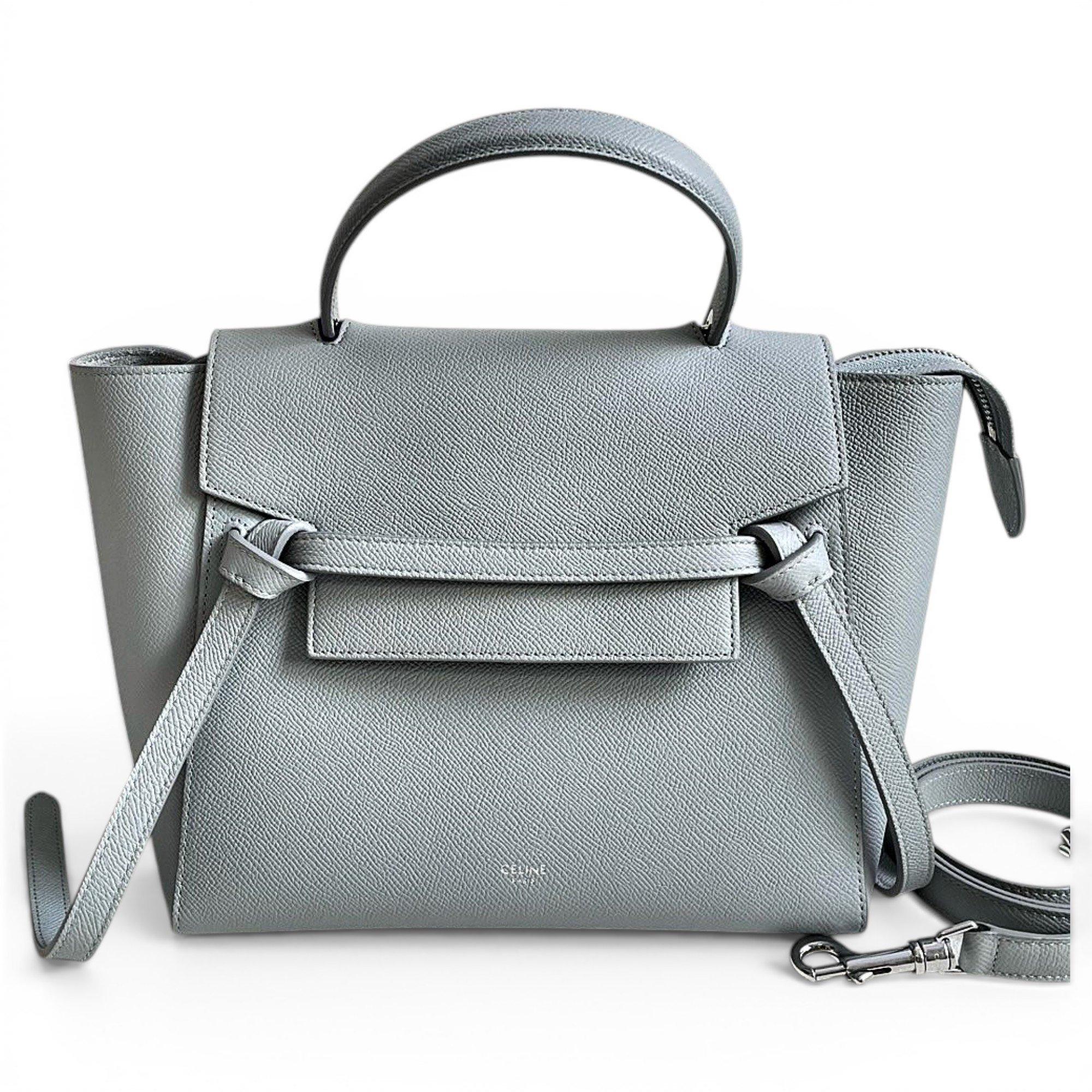 Belt leather handbag