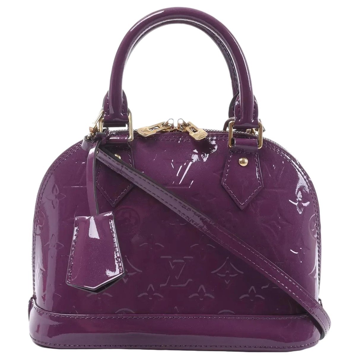 Alma patent leather handbag