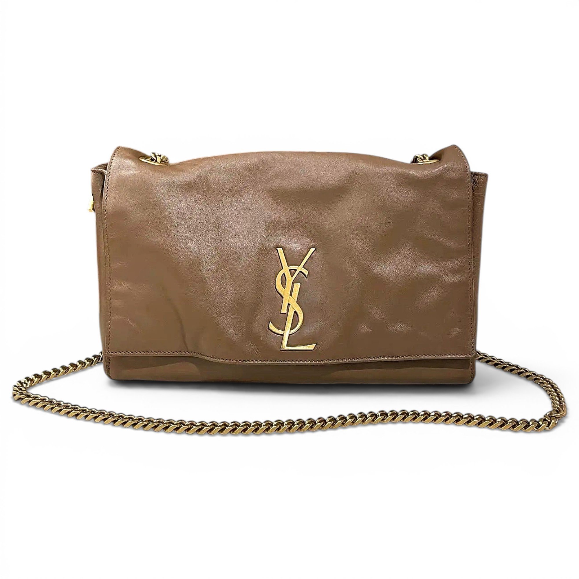 Reversible kate leather crossbody bag