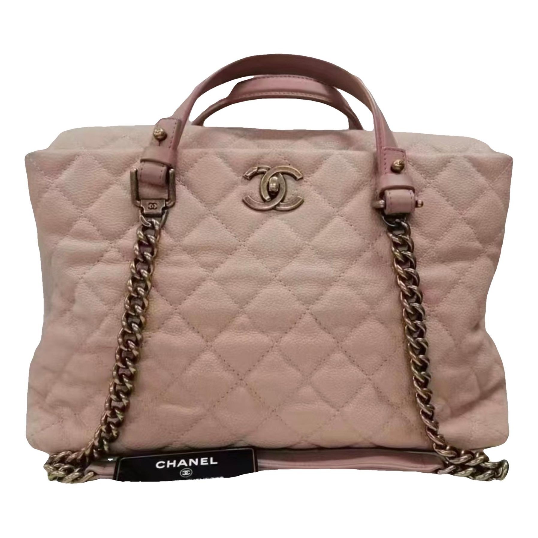 Executive leather tote