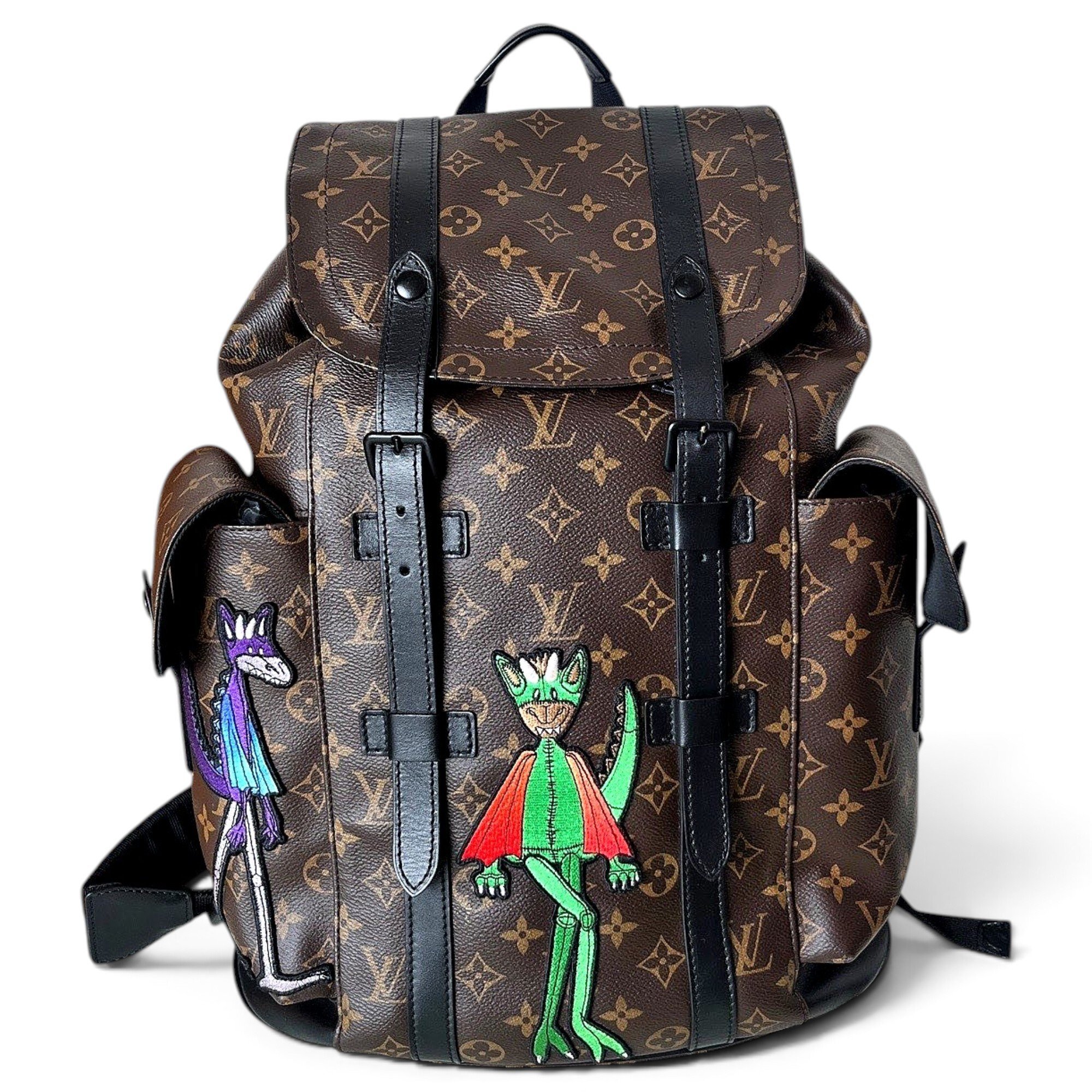 Leather backpack
