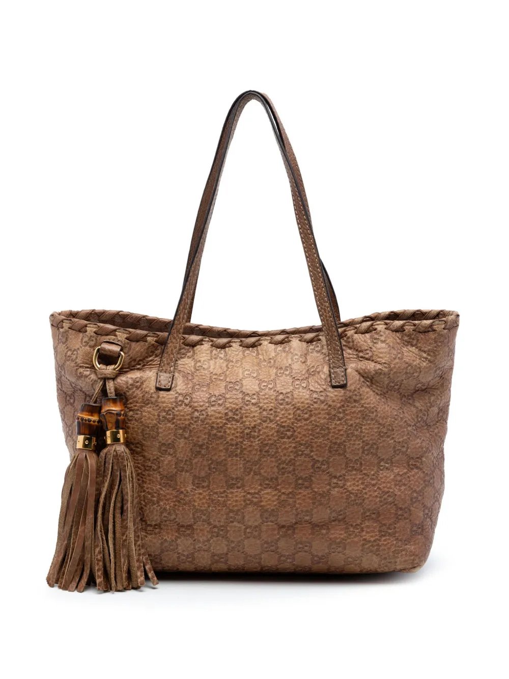 2016-2026 Medium Guccissima Bamboo Tassel tote bag