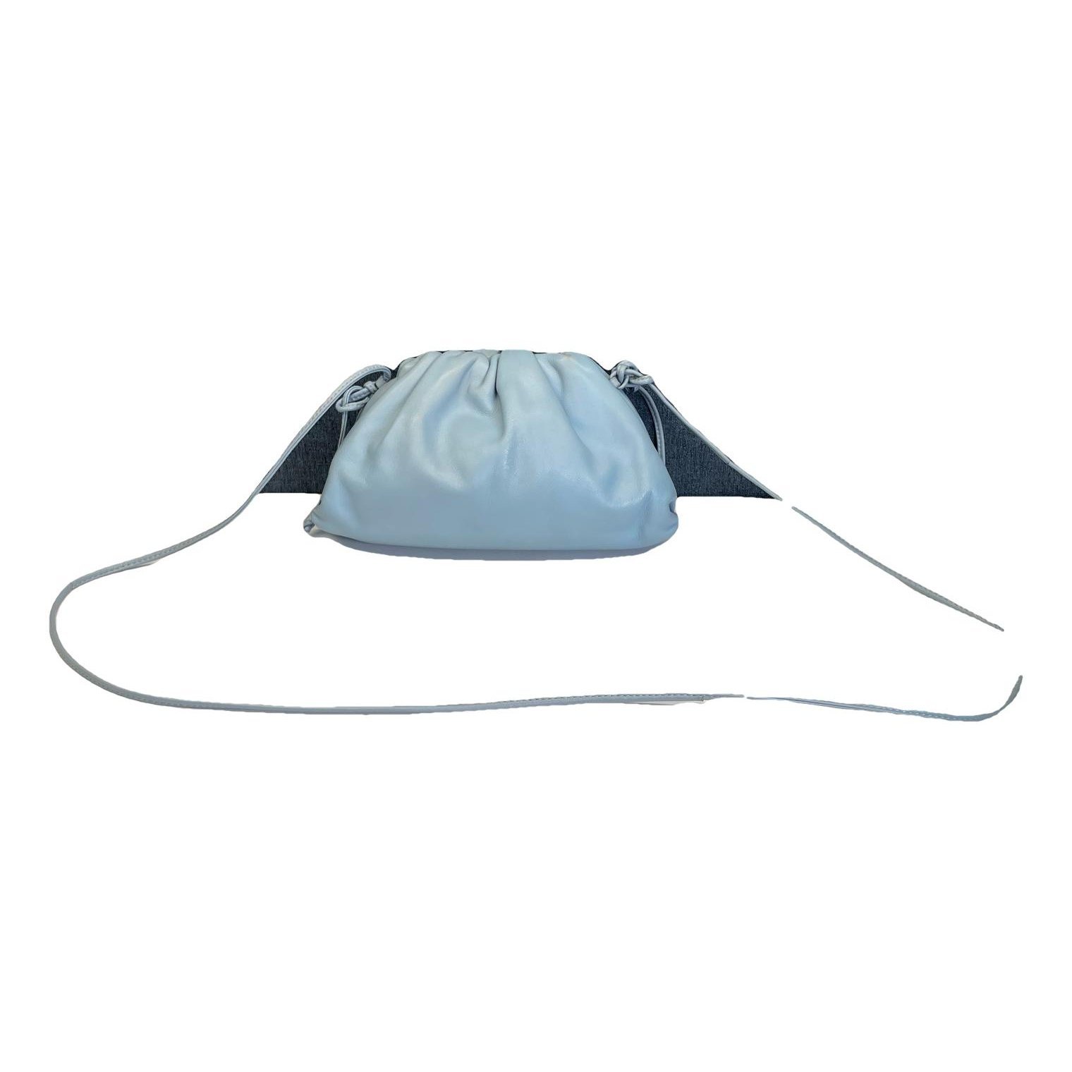 Pouch leather handbag