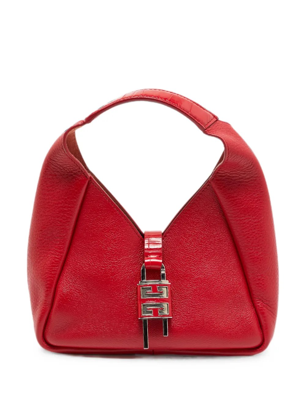 mini G-Hobo alligator-embossed handbag
