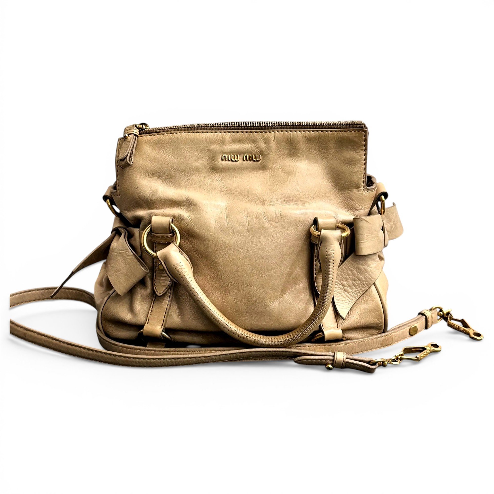 Leather crossbody bag