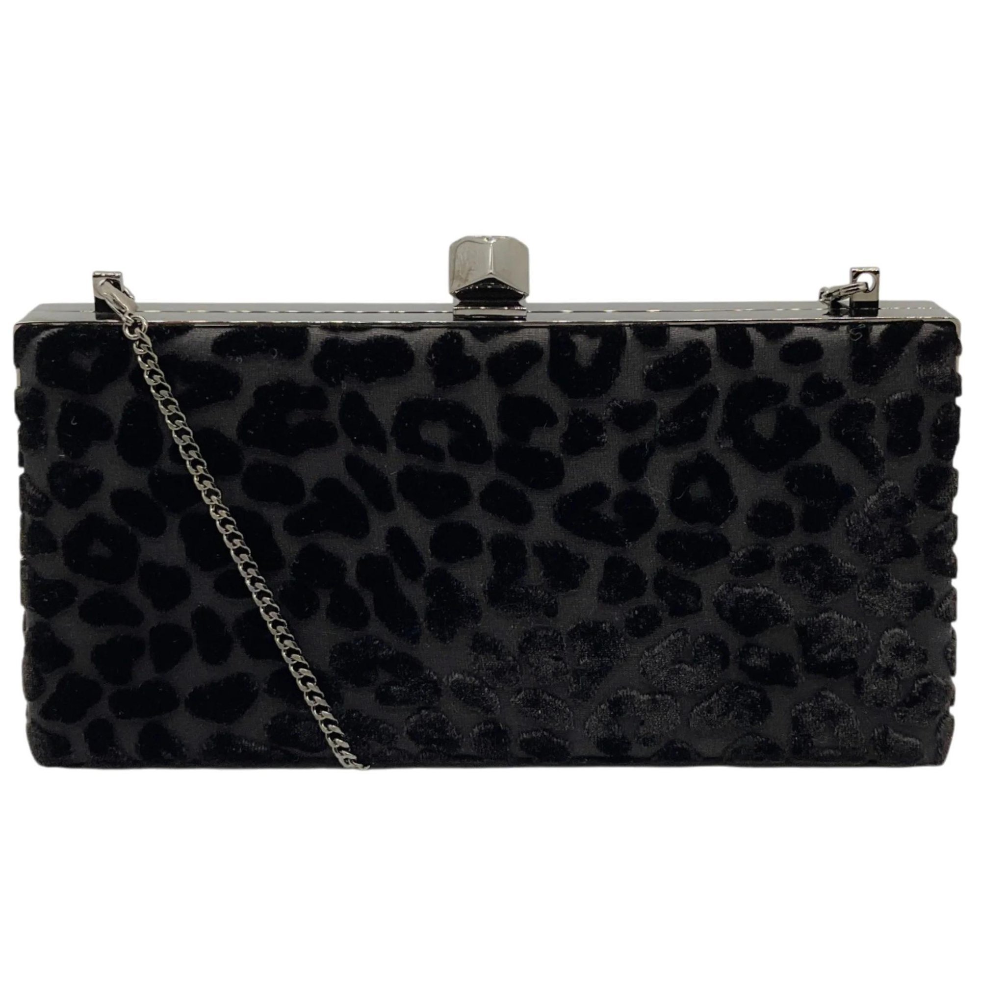 Celeste velvet clutch bag