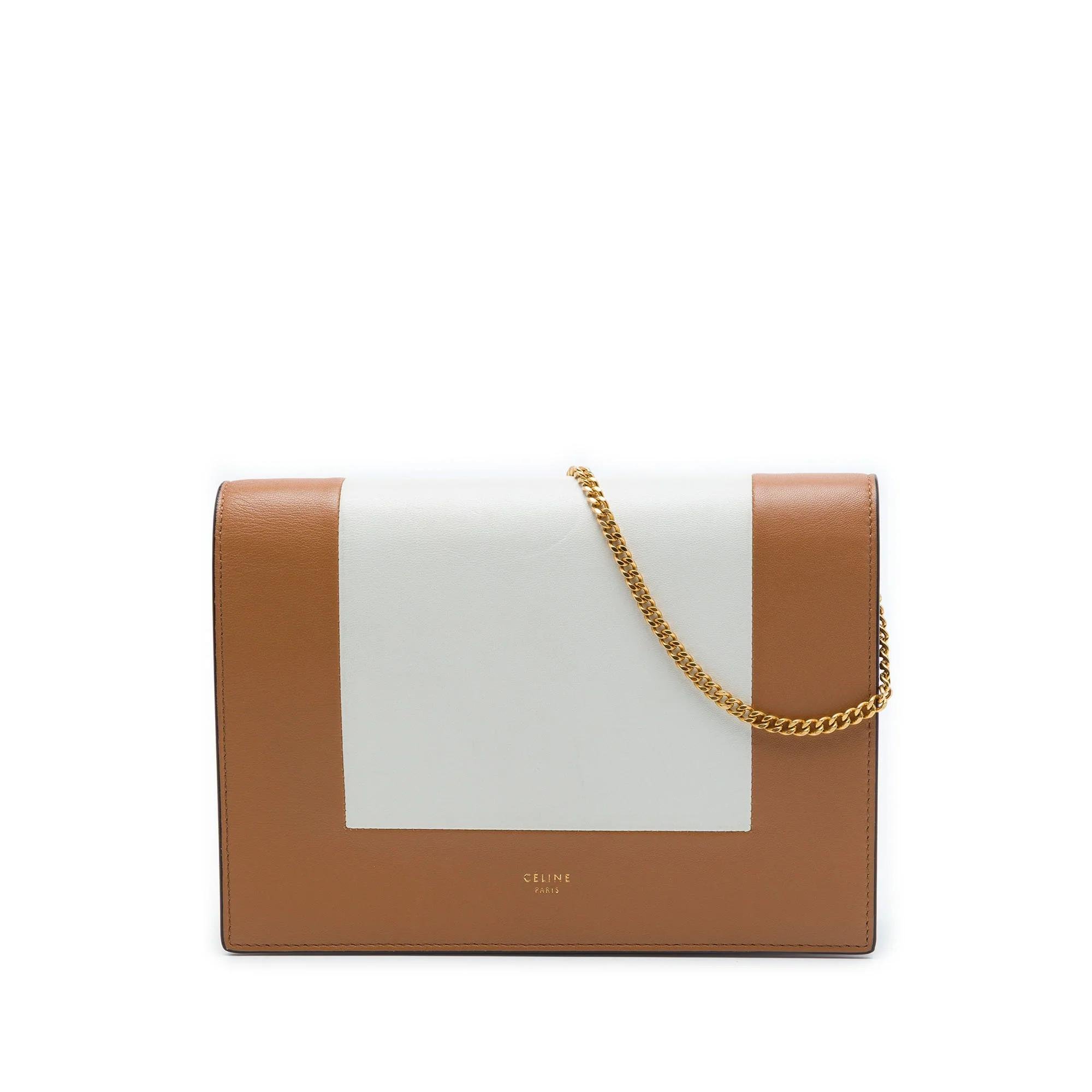 Frame pony-style calfskin handbag
