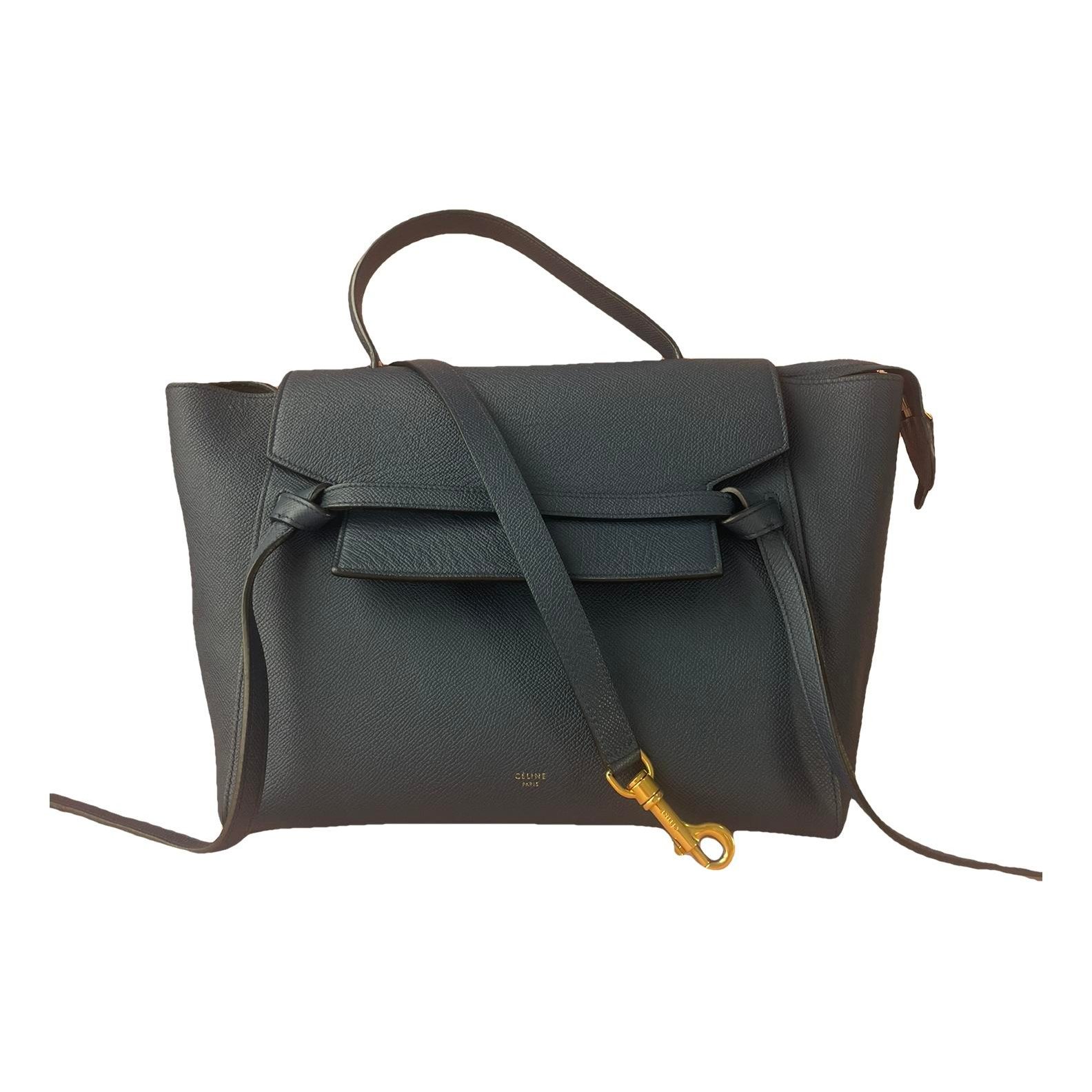 Belt leather handbag