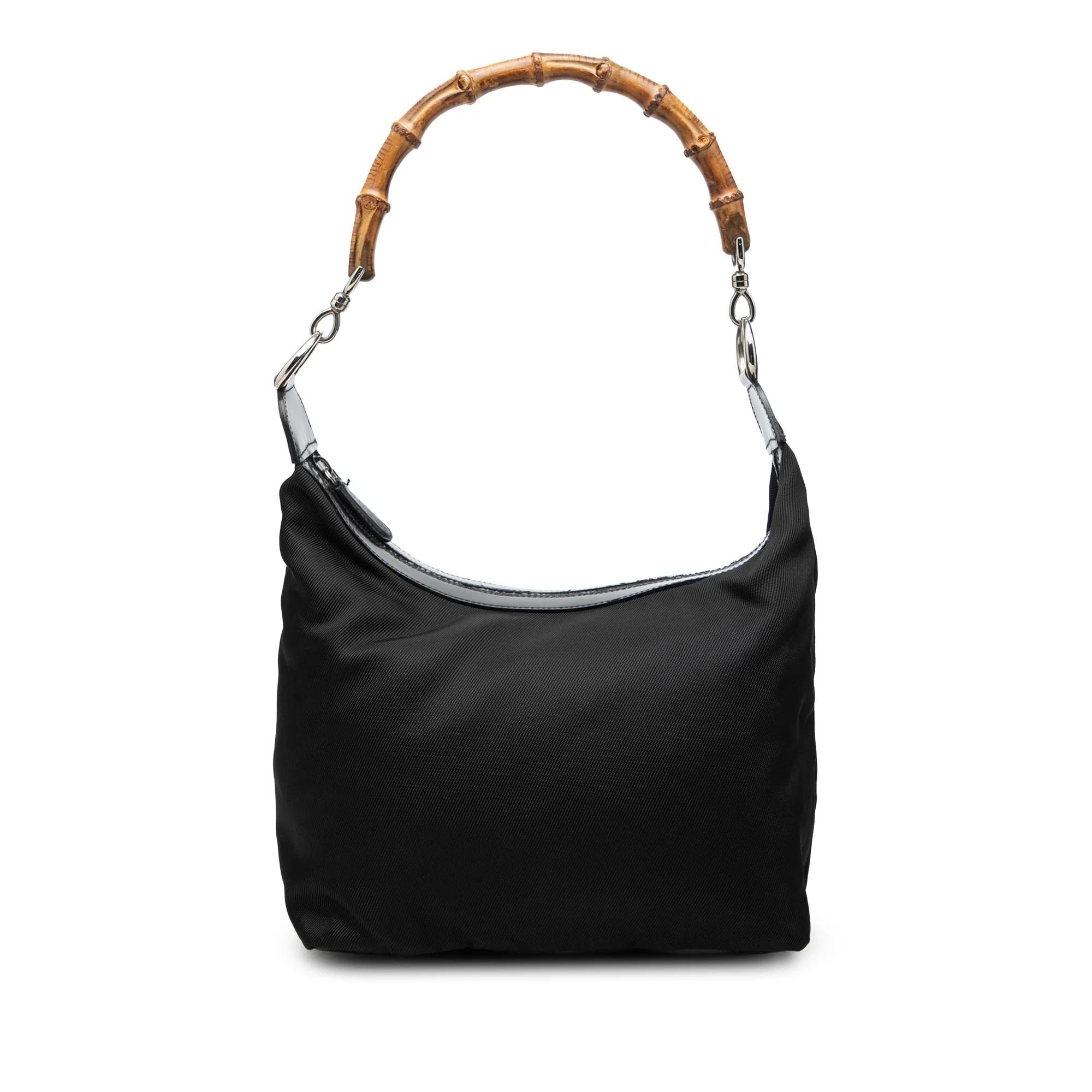 Bamboo leather handbag