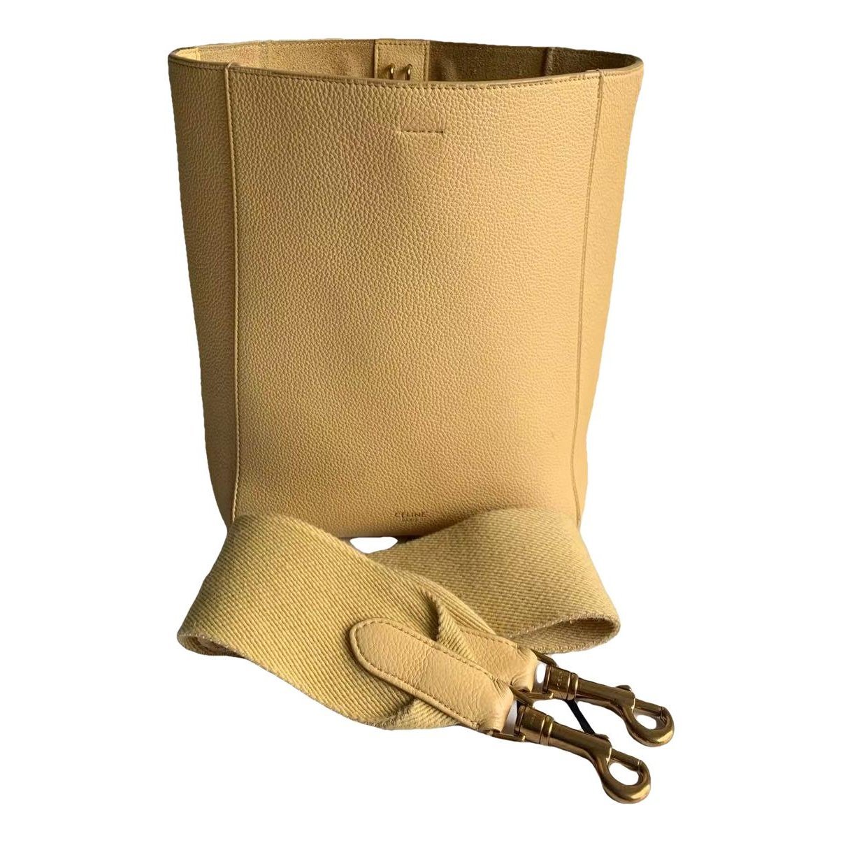 Seau Sangle leather handbag