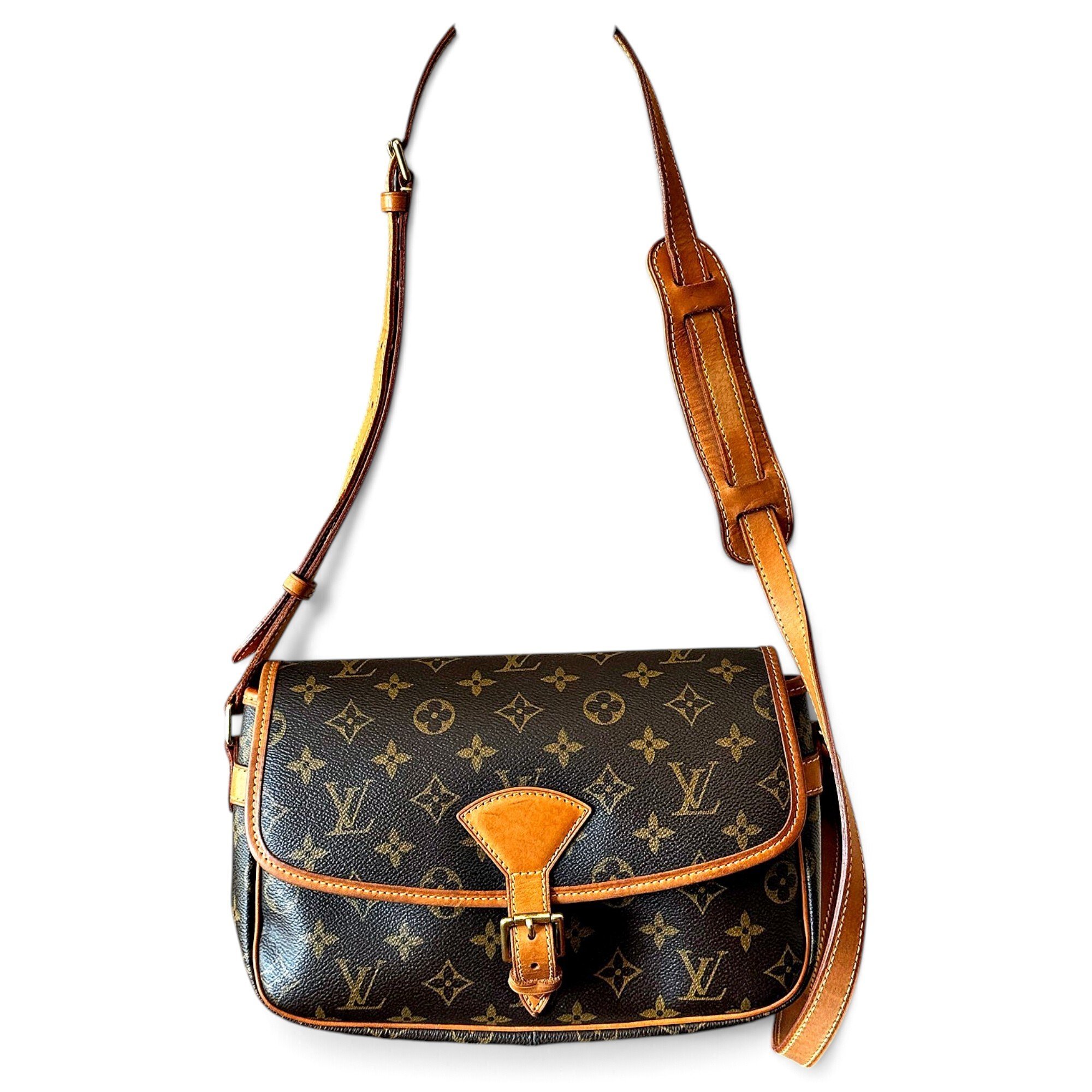 Musette leather crossbody bag