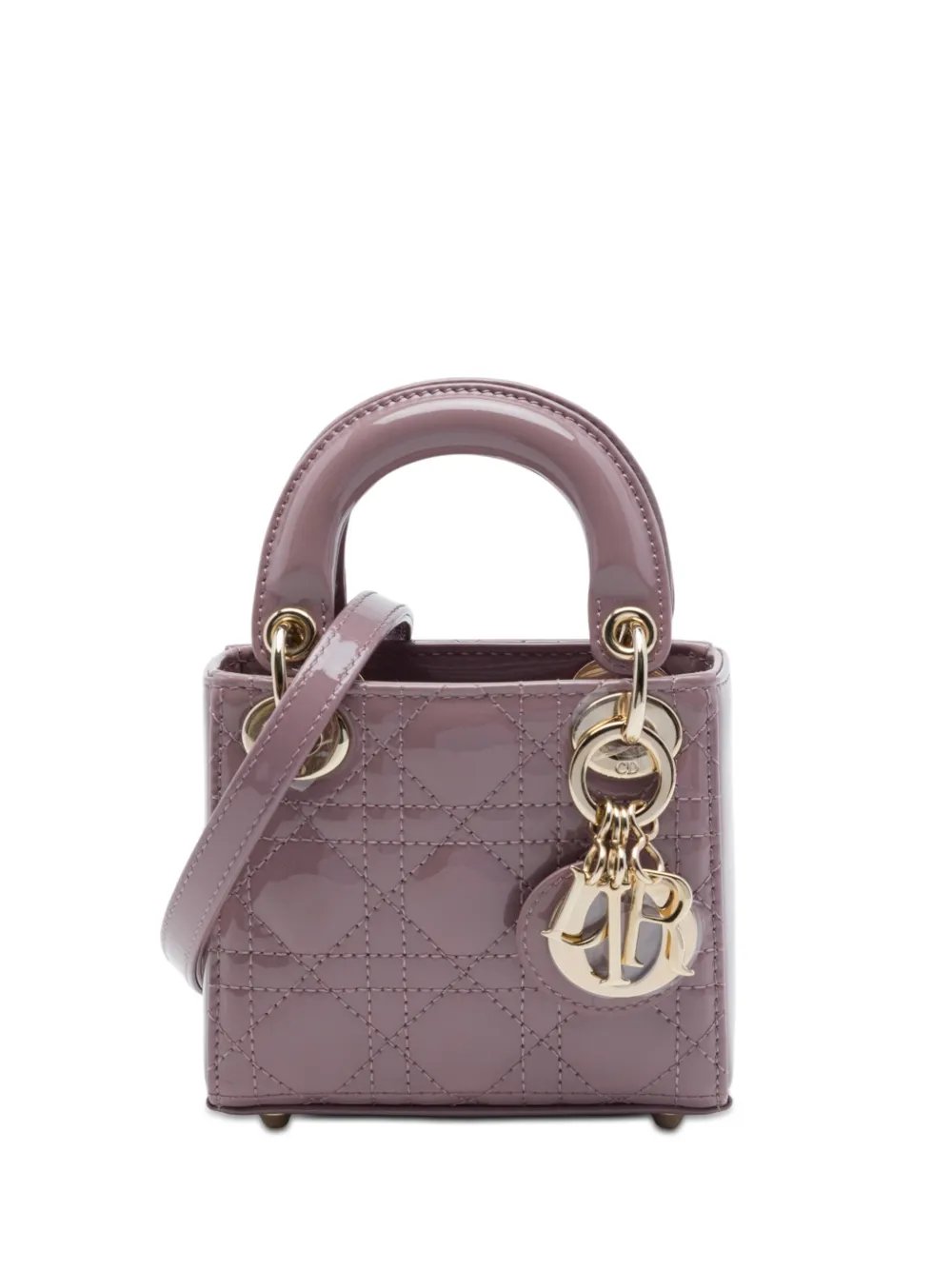 2022 Micro Patent Cannage Lady Dior satchel