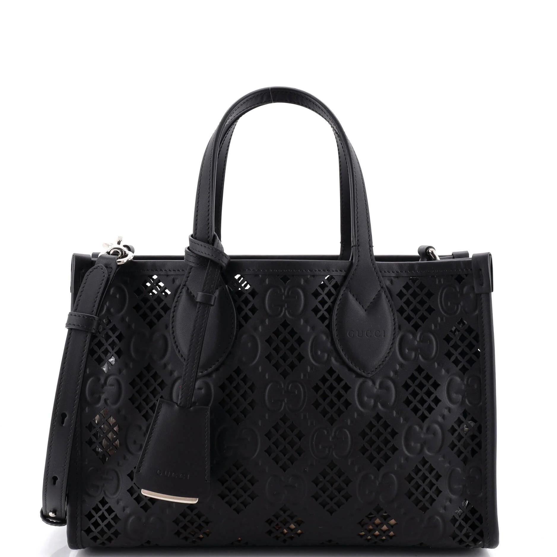 Leather tote