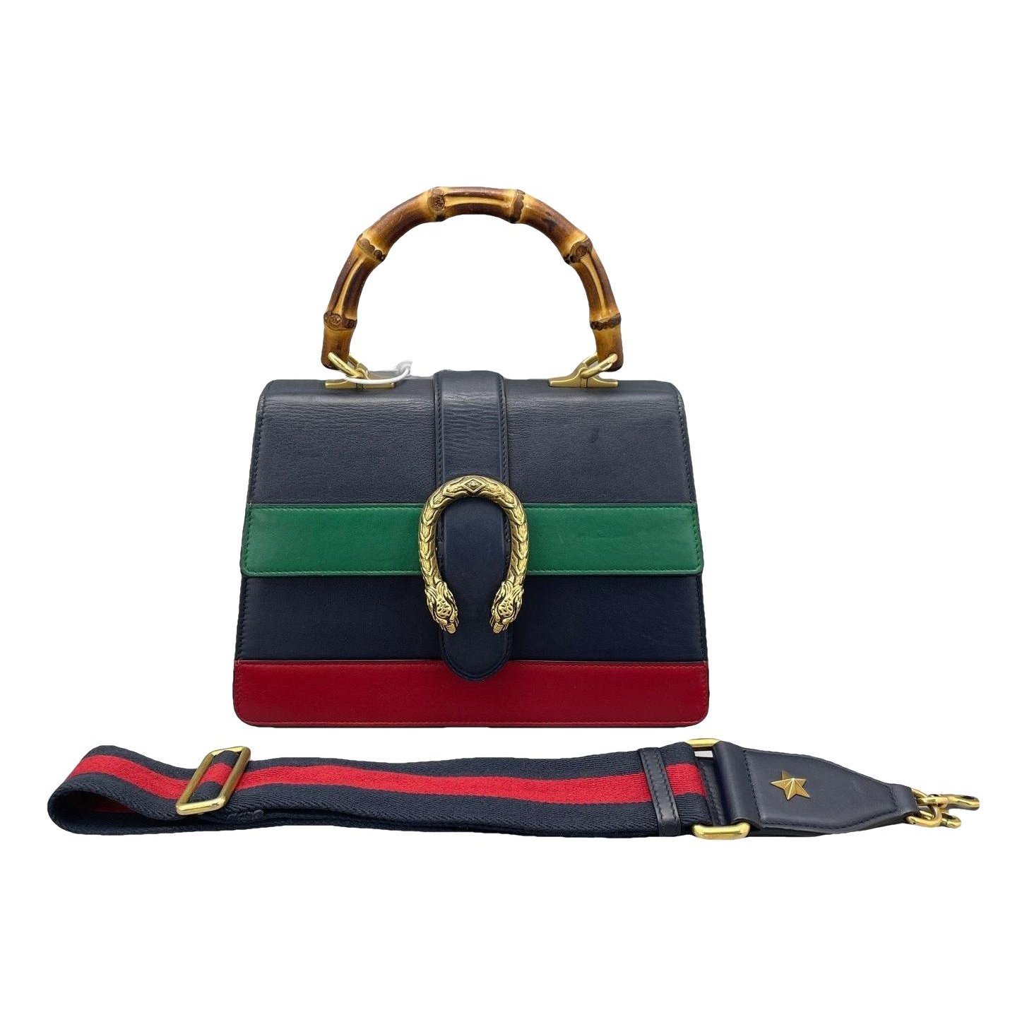 Dionysus Bamboo leather handbag