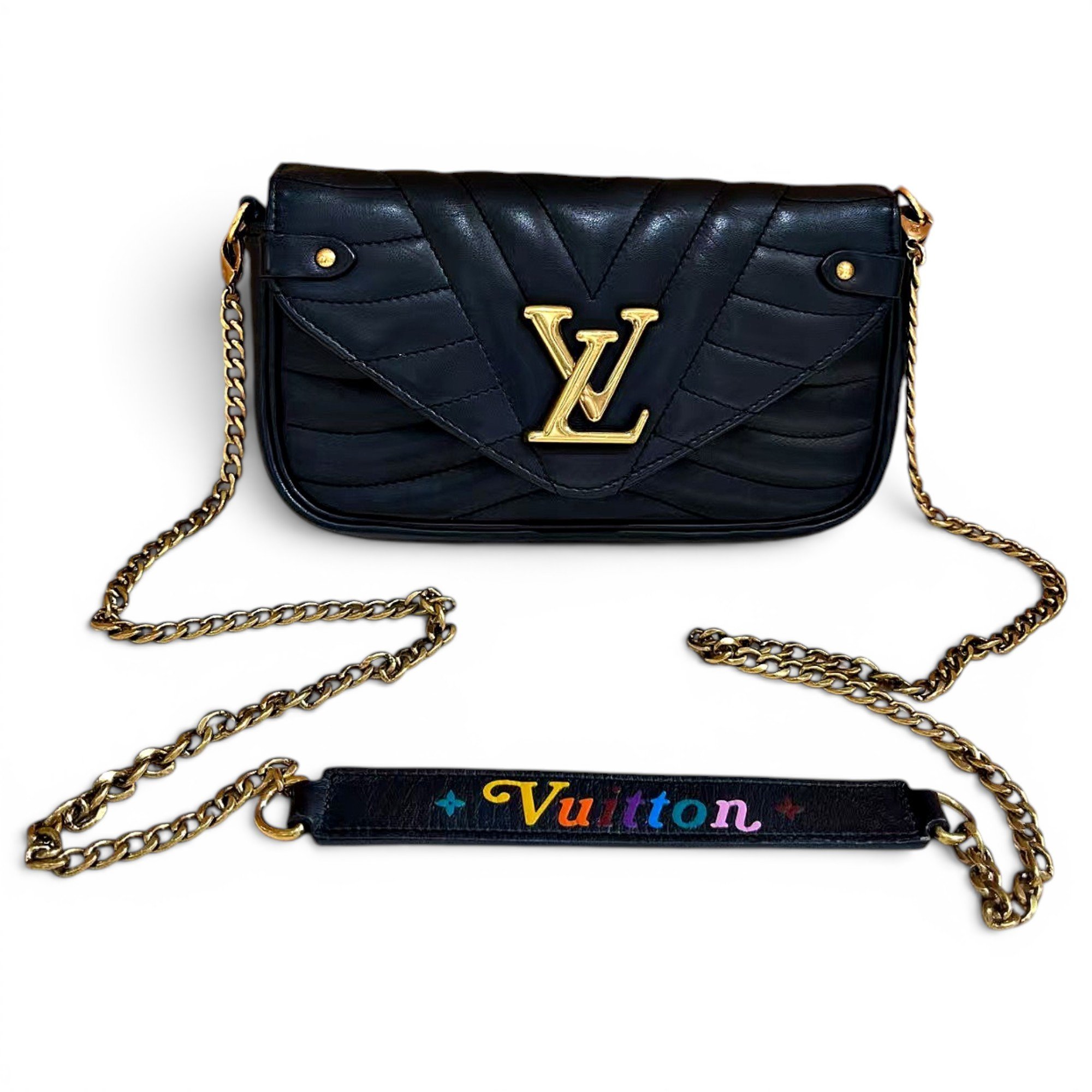 New Wave leather handbag