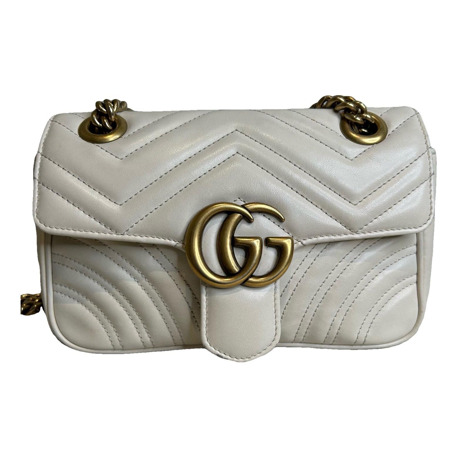 GG Marmont Flap leather handbag