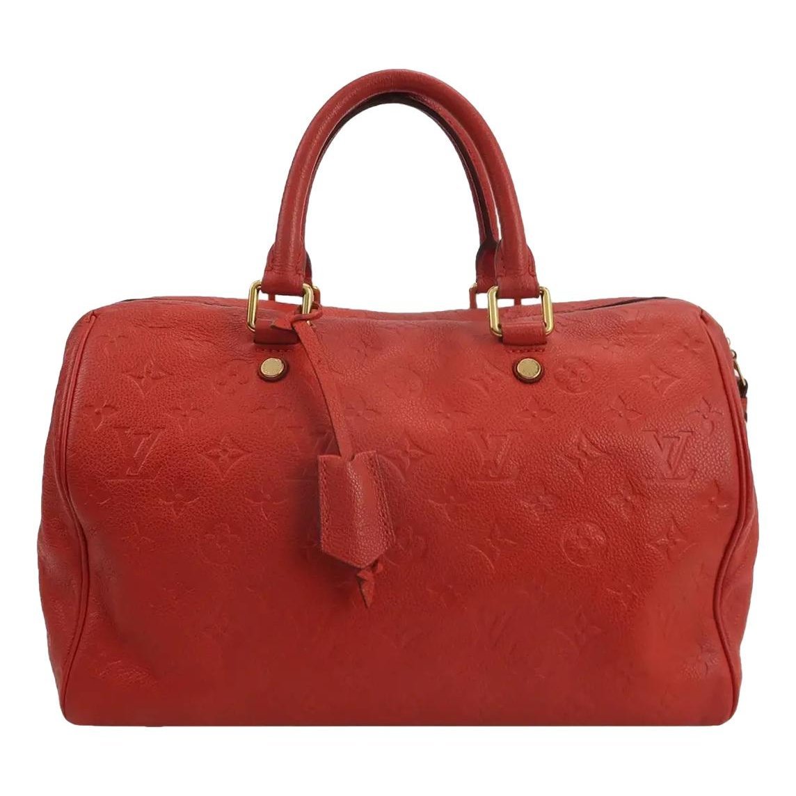 Speedy leather handbag