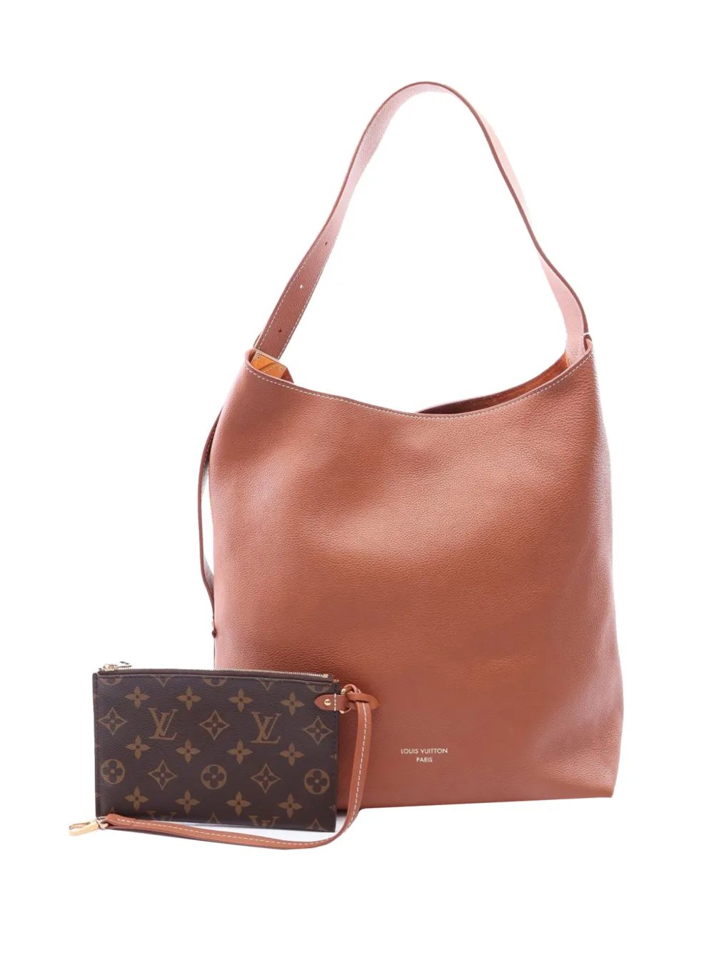 2021-2026 Grained Calfskin Low Key Hobo MM shoulder bag