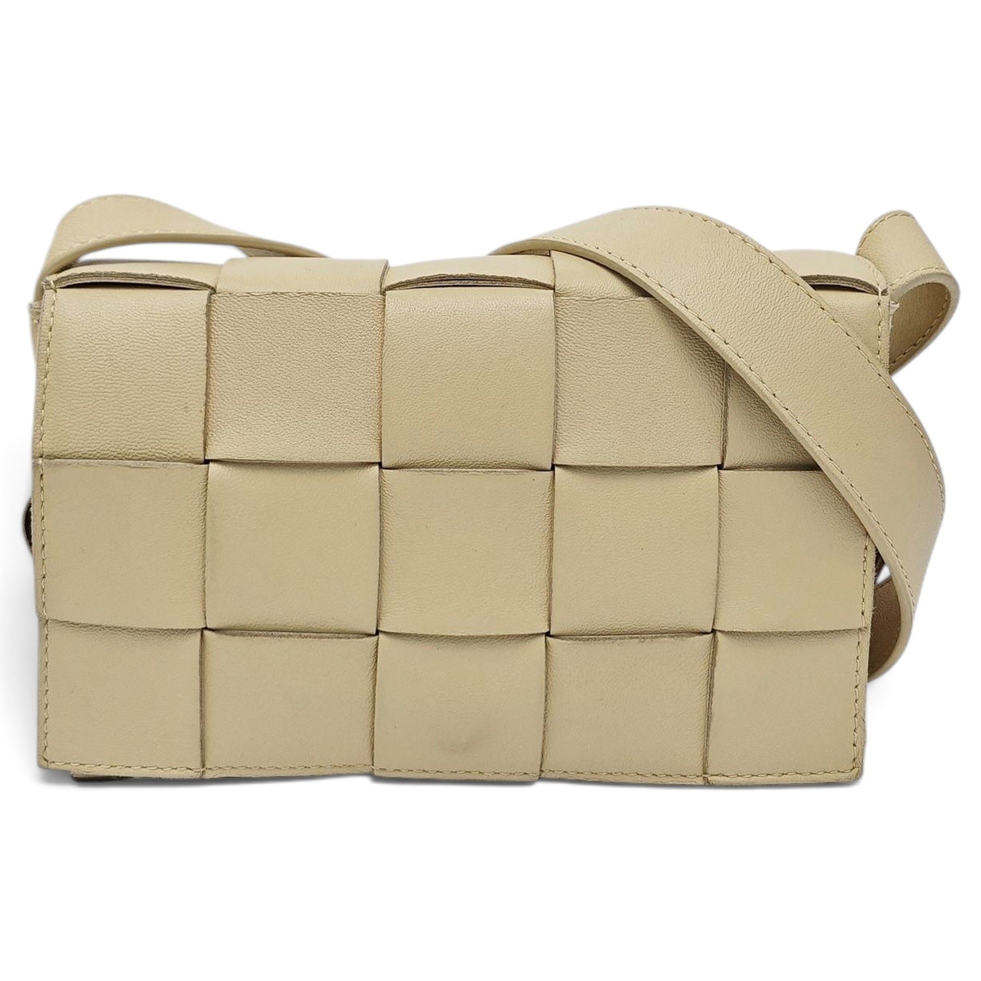 Brick Cassette leather handbag