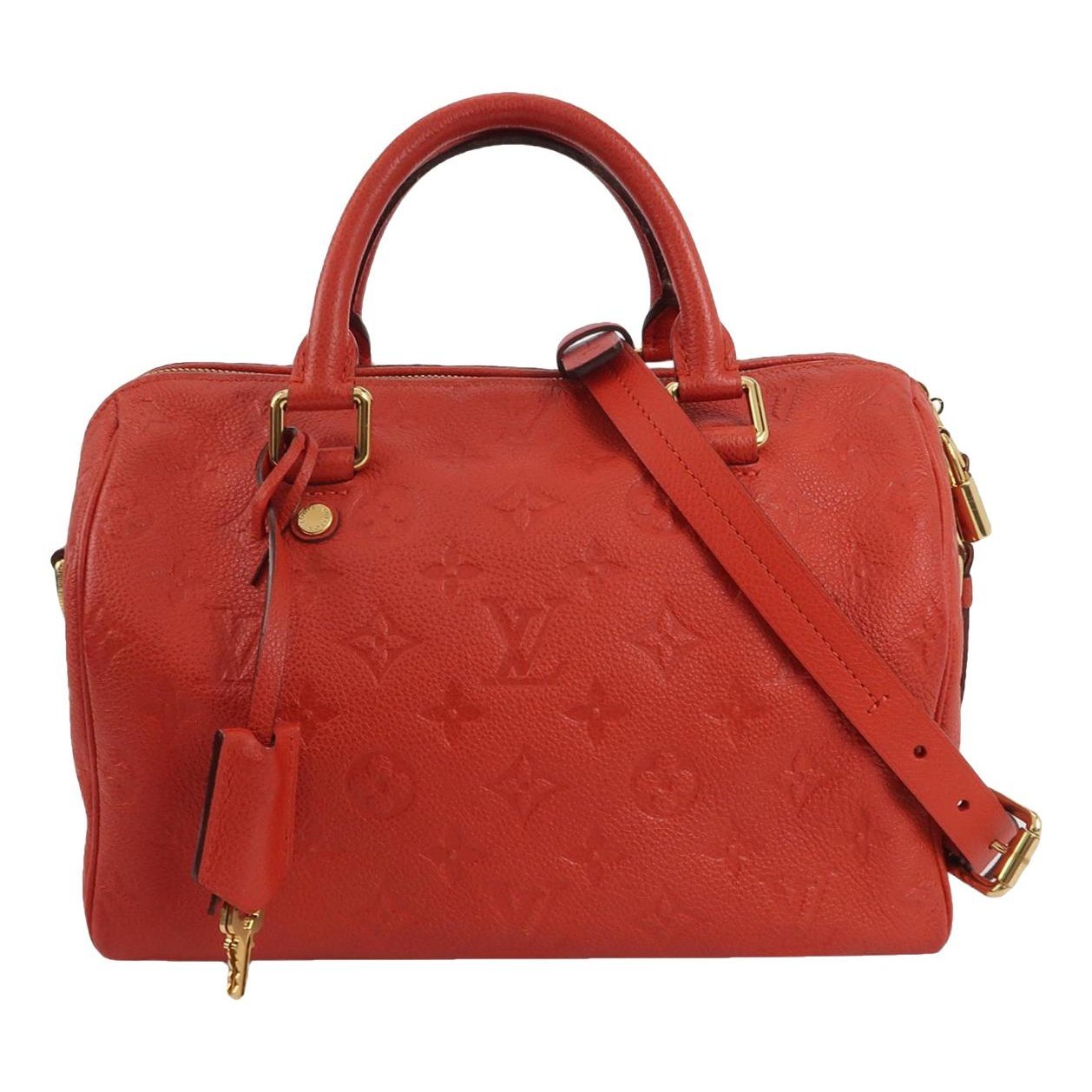 Speedy leather handbag