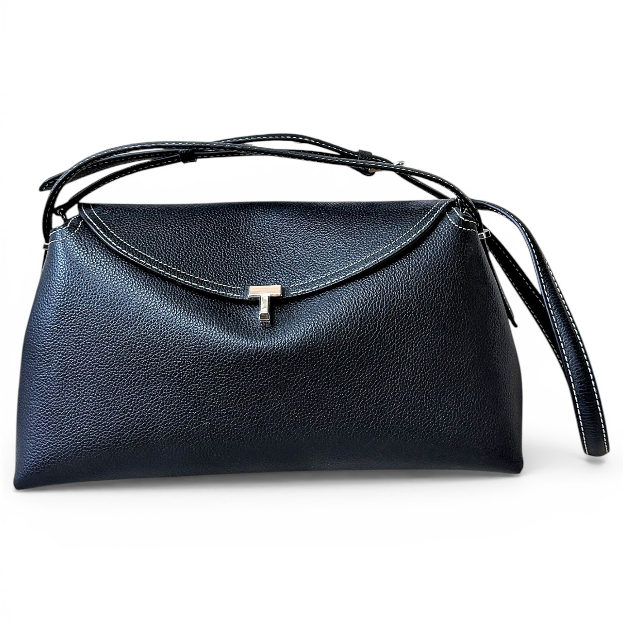 Toteme T-Lock leather handbag
