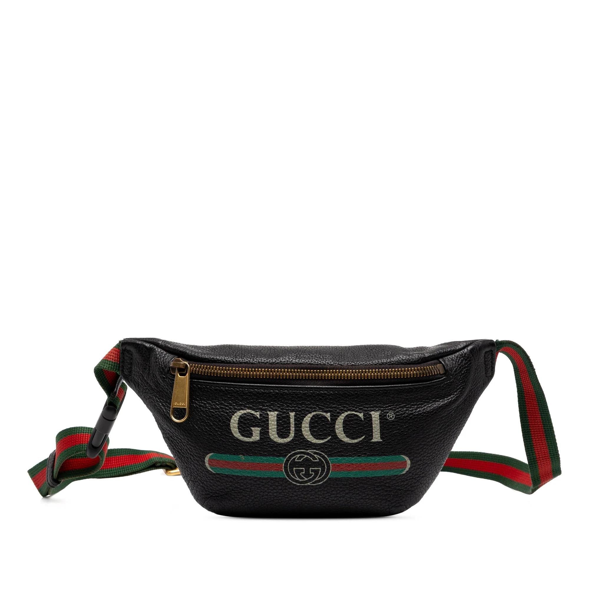 Gucci B leather handbag