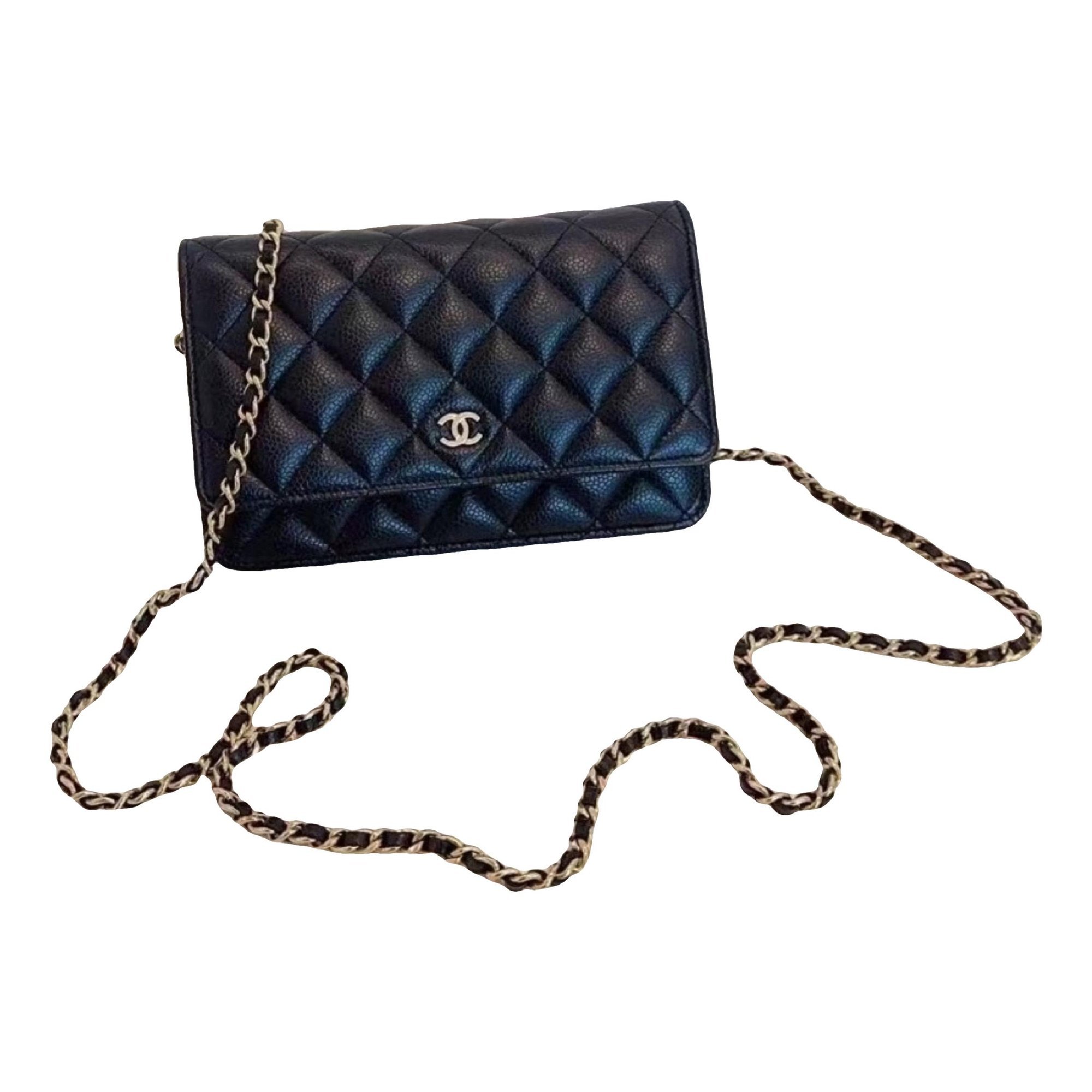 Wallet On Chain Timeless/Classique leather crossbody bag