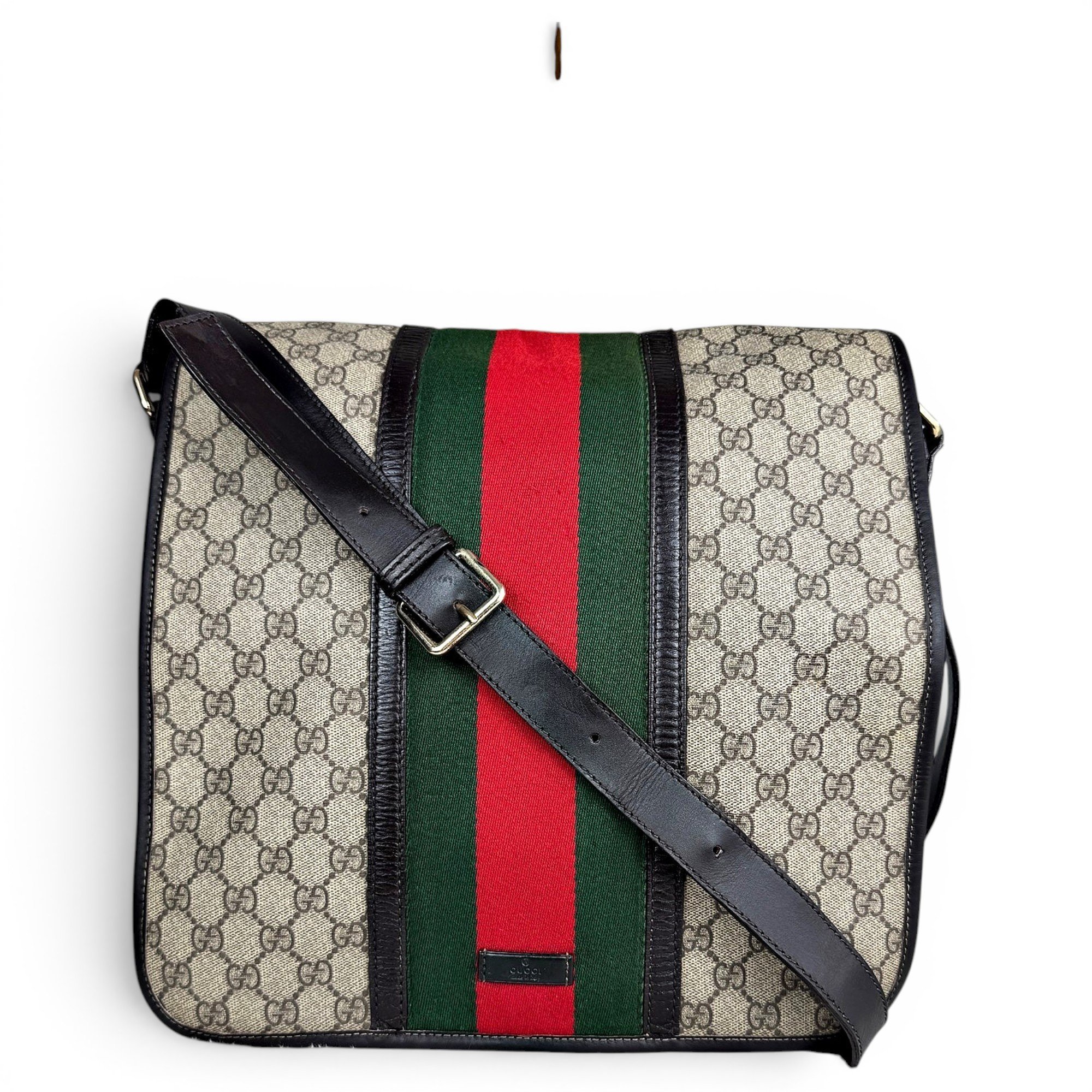 Ophidia GG Supreme leather crossbody bag