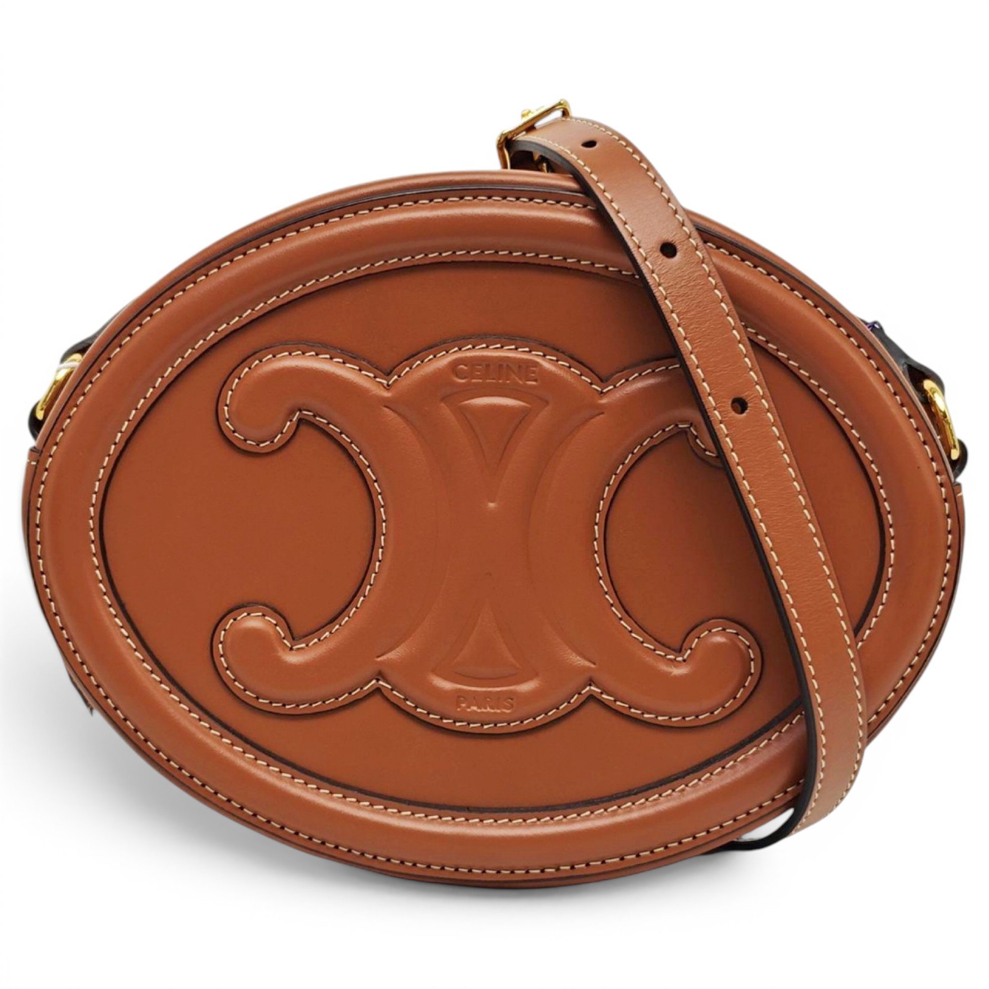 Celine Tambour leather crossbody bag