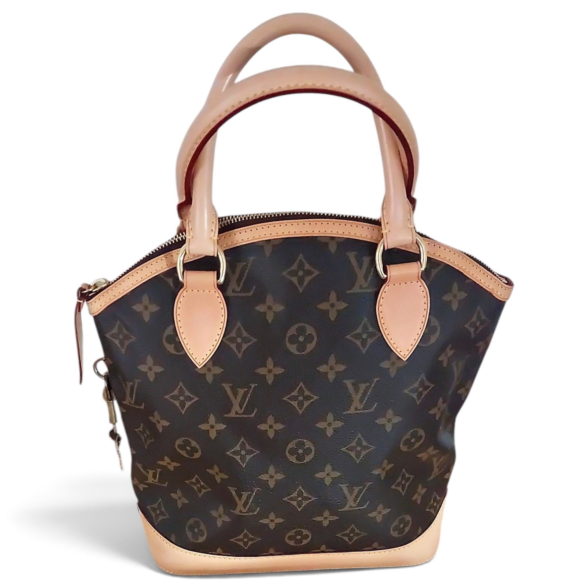 Lockit Vertical leather handbag
