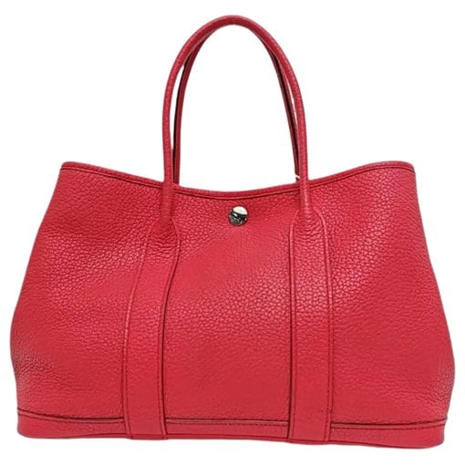 Garden Party leather handbag