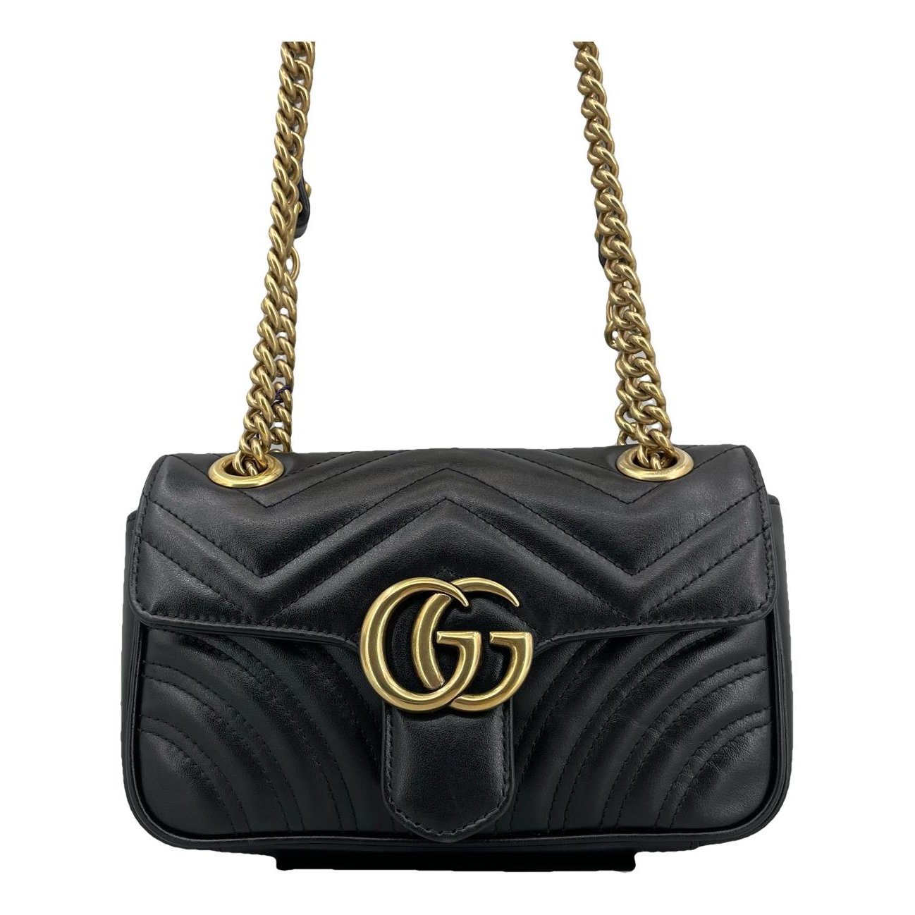 GG Marmont Flap leather handbag