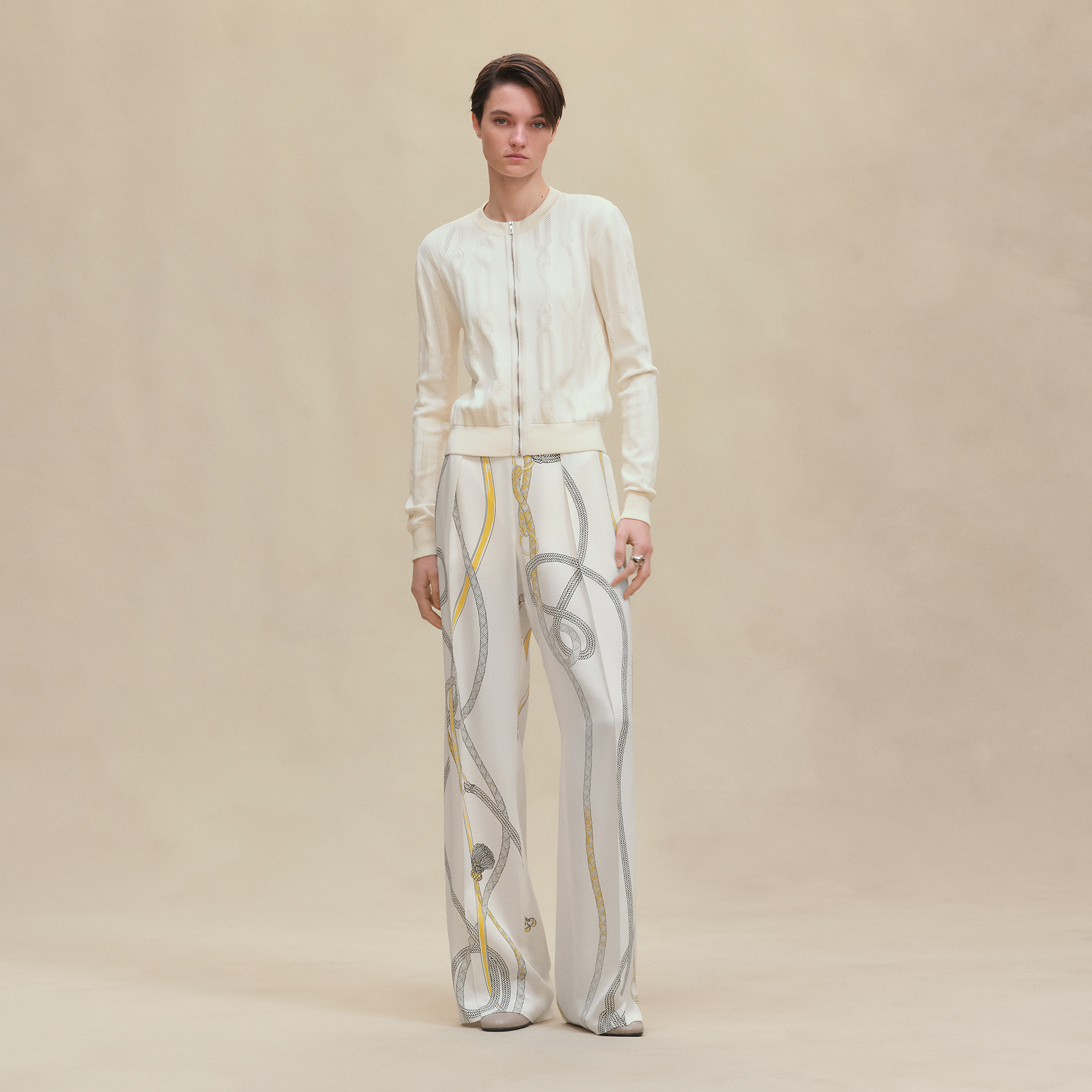 "Palefroi Remix" long-sleeve cardigan