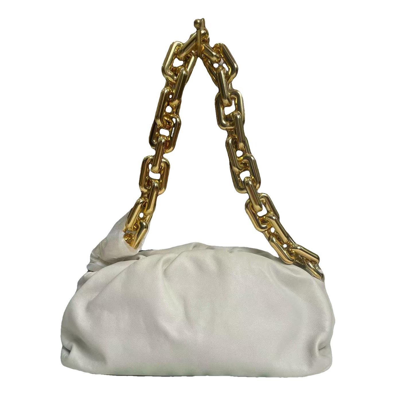 Chain Pouch leather handbag