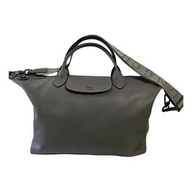 Longchamp Pliage leather crossbody bag