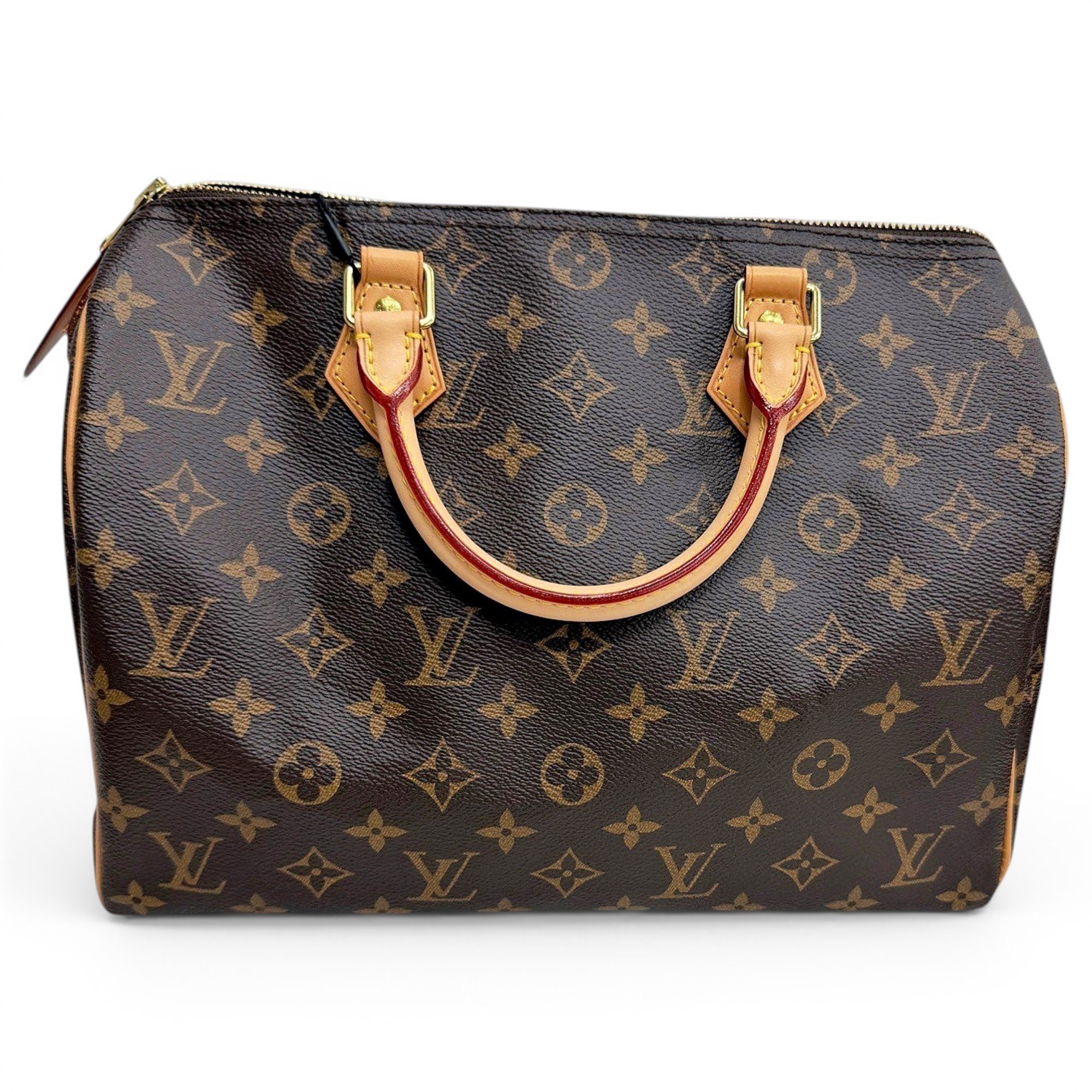 Speedy leather handbag