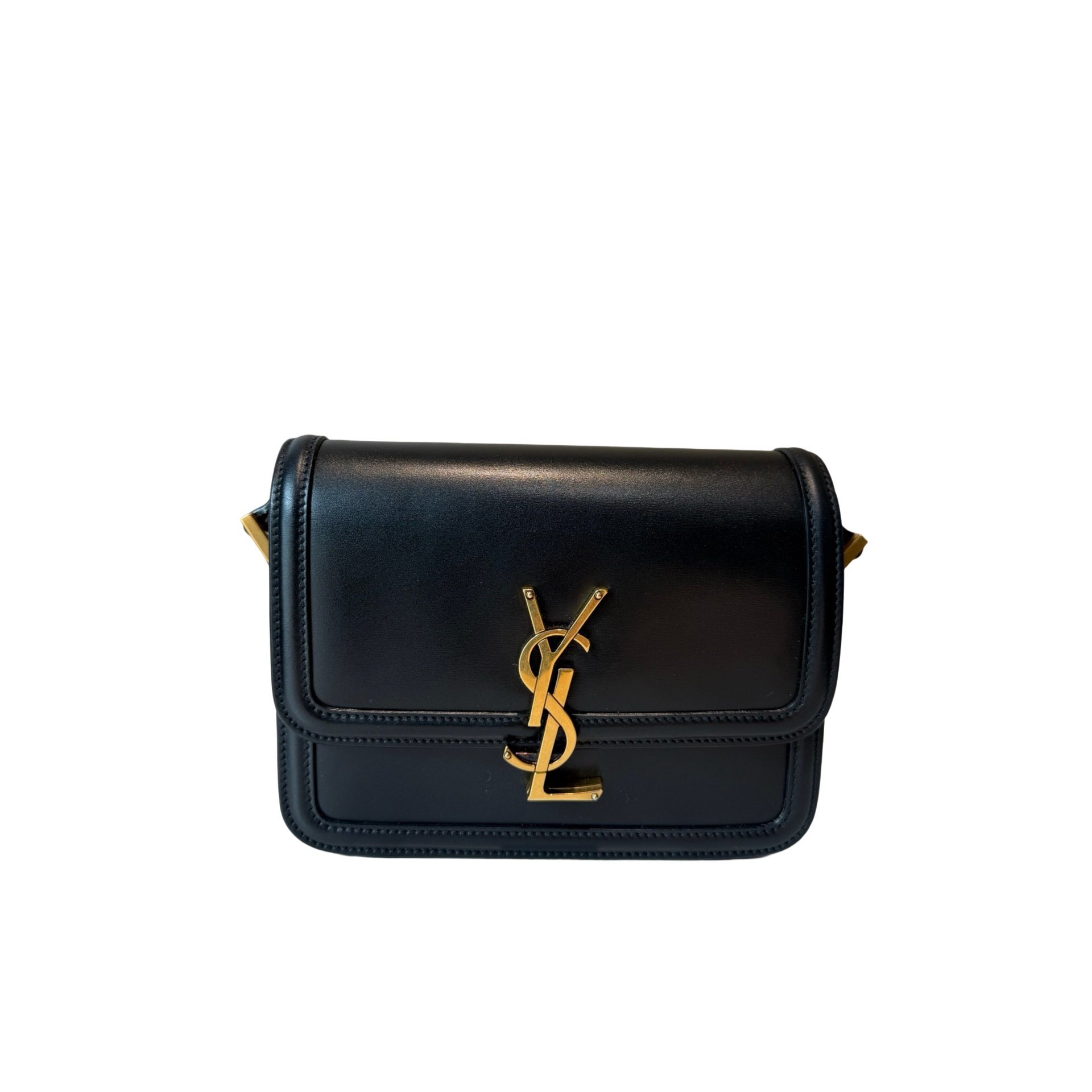 Solférino leather handbag