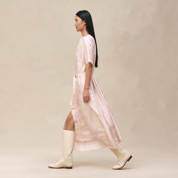 Rose Pétale "Etriers Remix" Classic Caftan