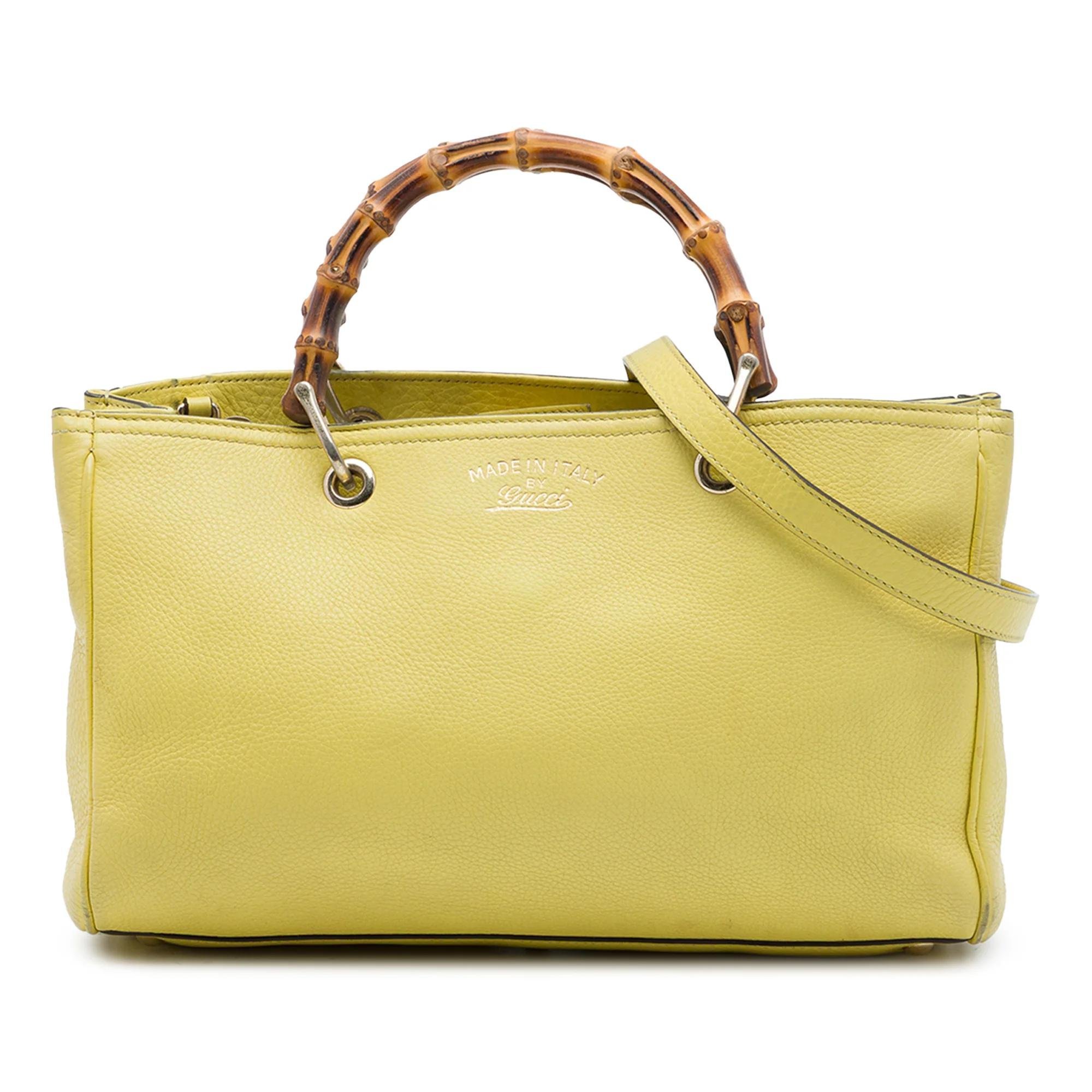 Gucci Bamboo leather handbag