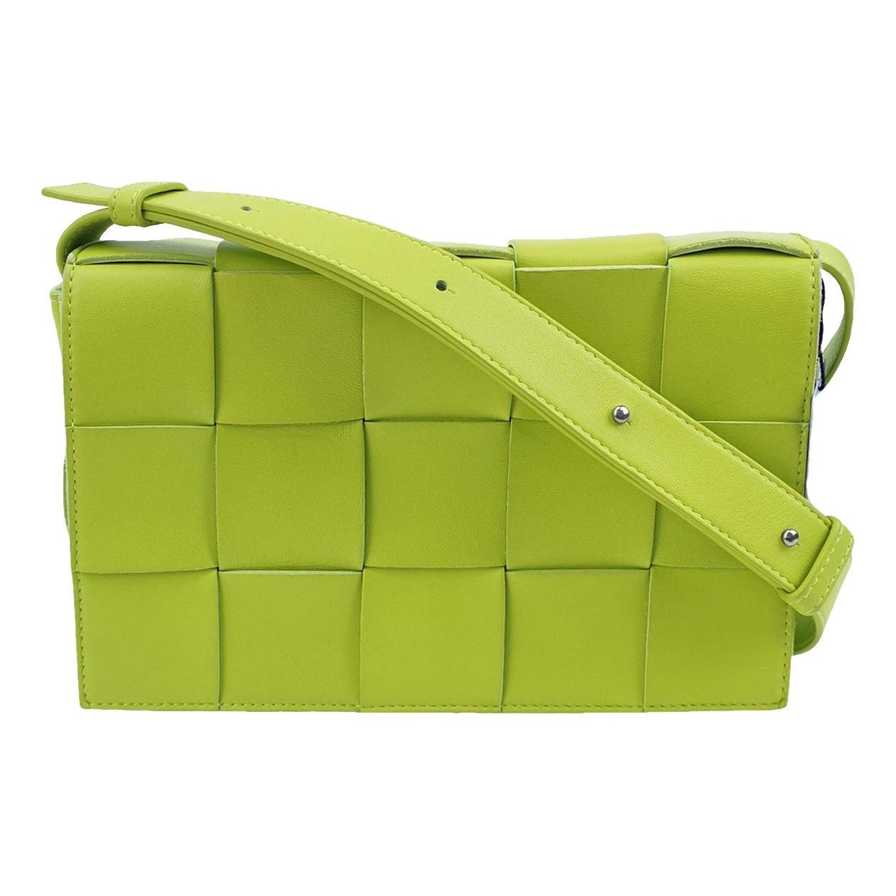 Cassette leather handbag