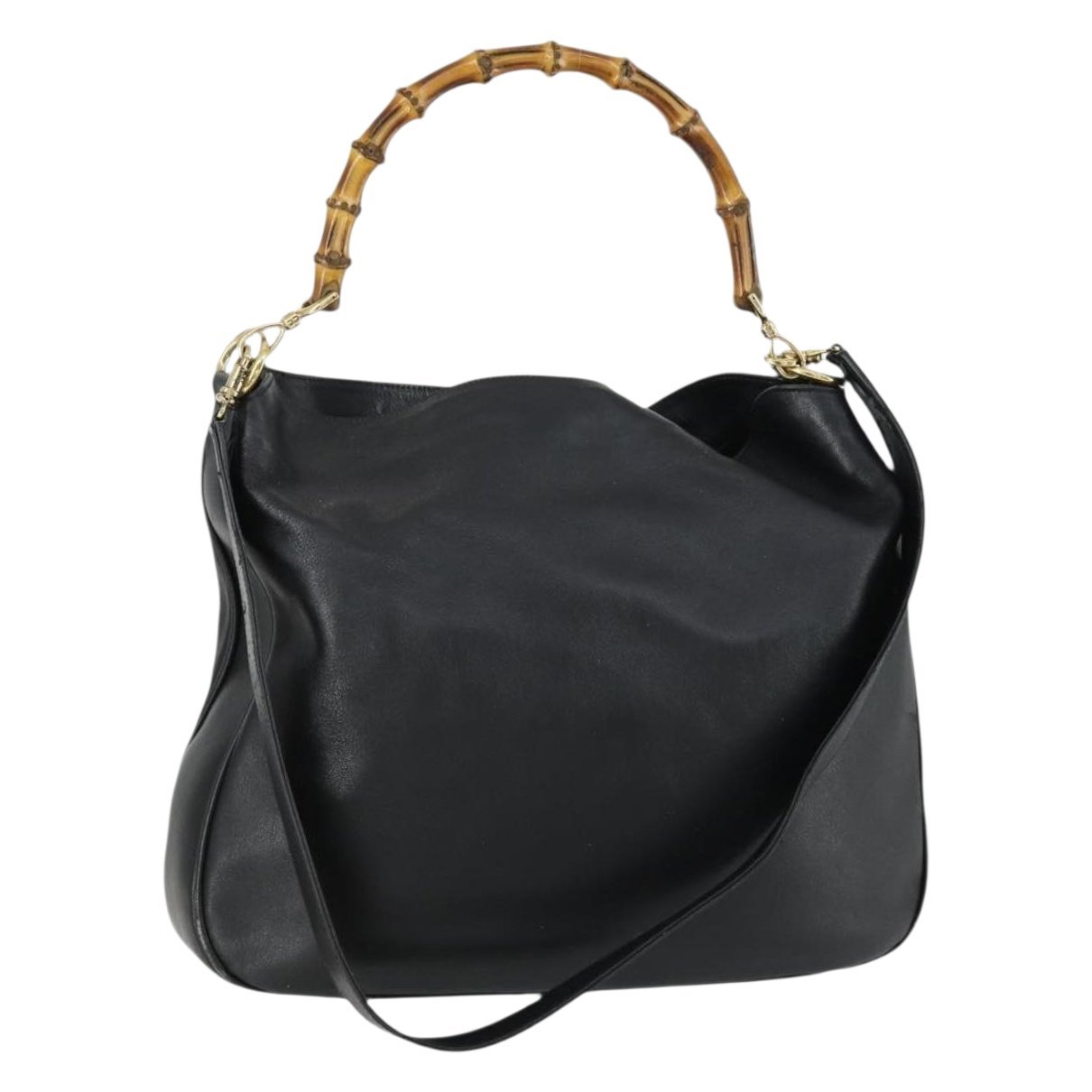 Bamboo leather handbag