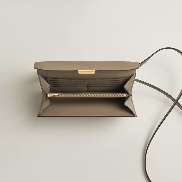 Beige Marfa Constance to Go Wallet