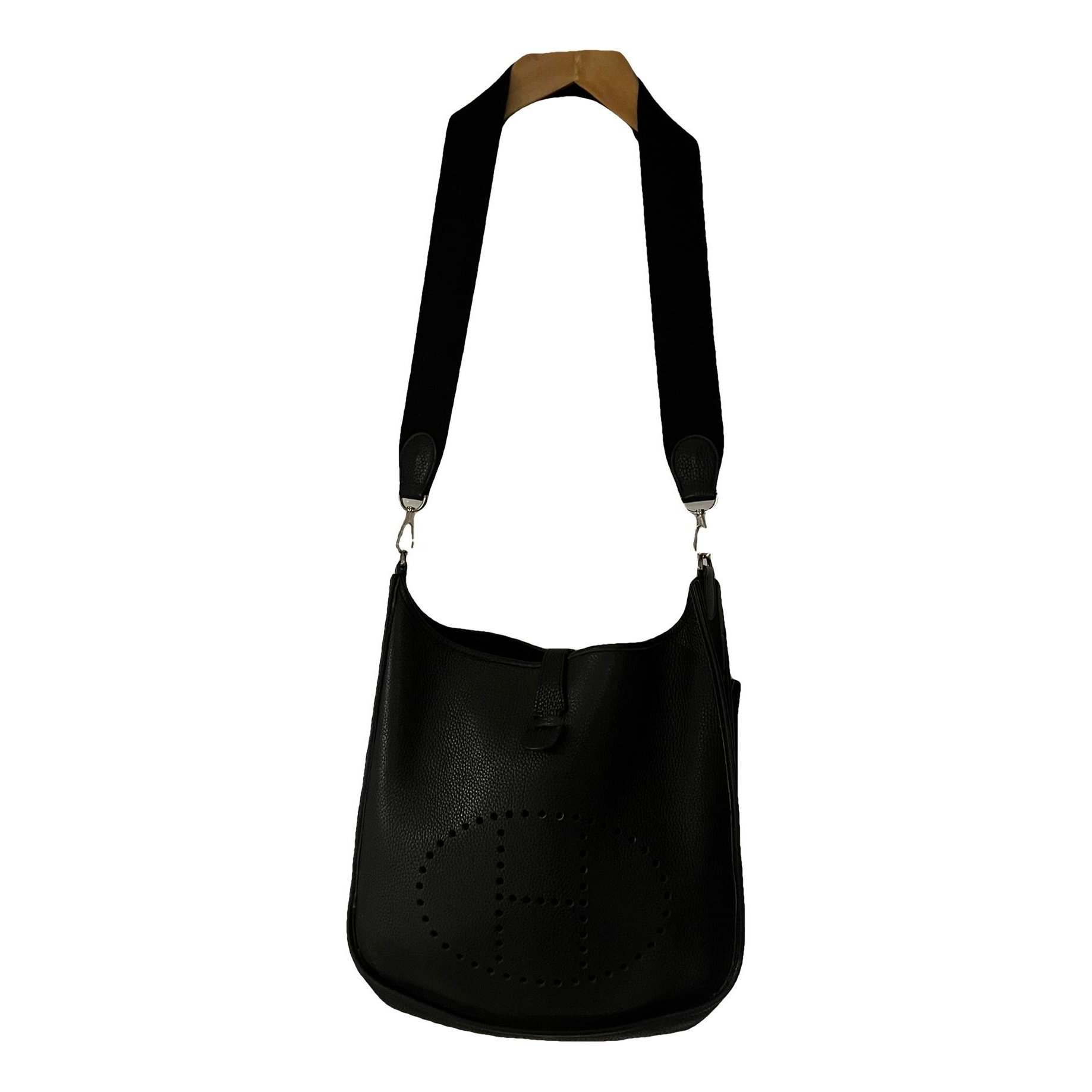 Hermes Evelyne Handbag Black 2008