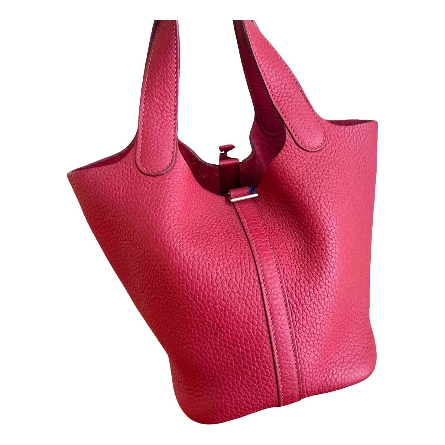 Picotin leather handbag