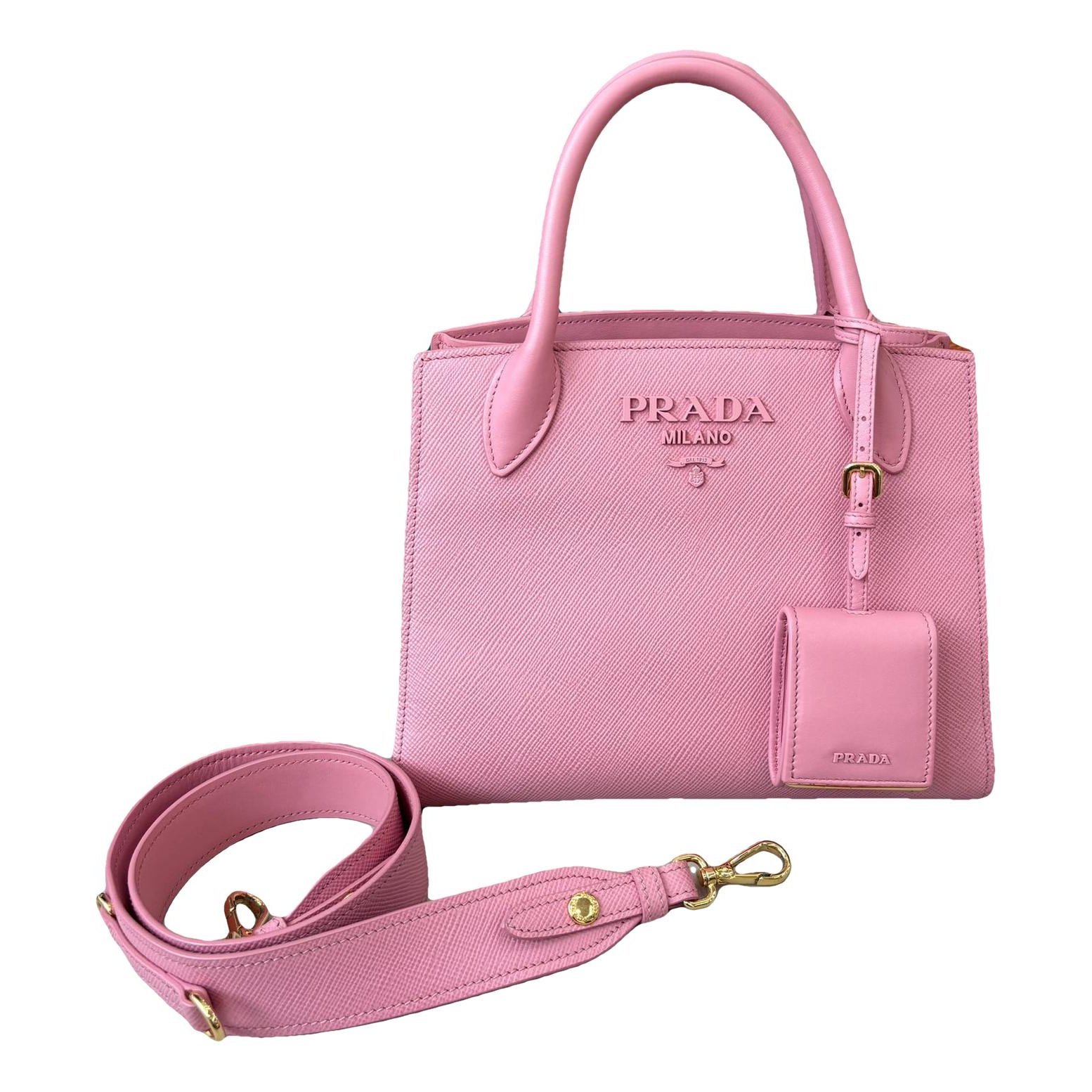 Prada Monochrome leather tote