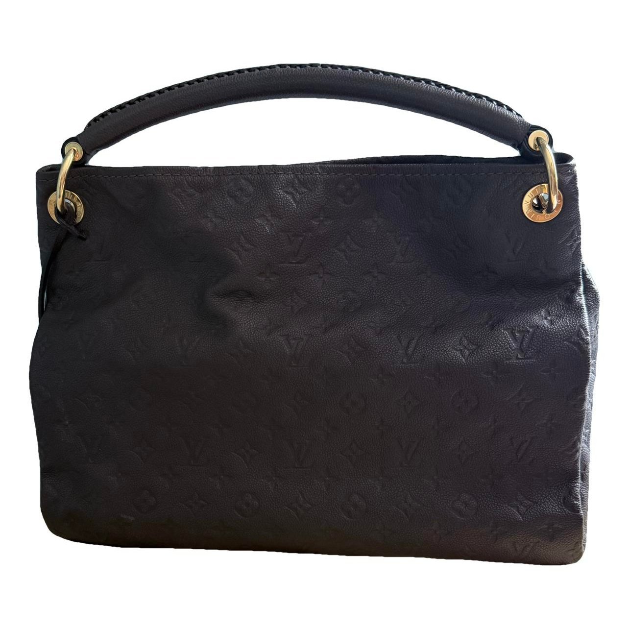 Artsy leather handbag