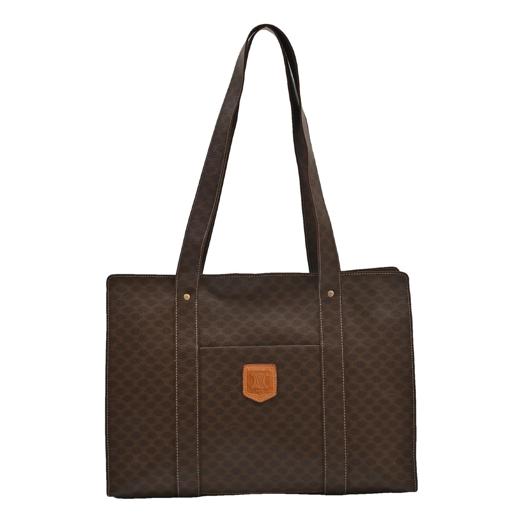 Leather tote