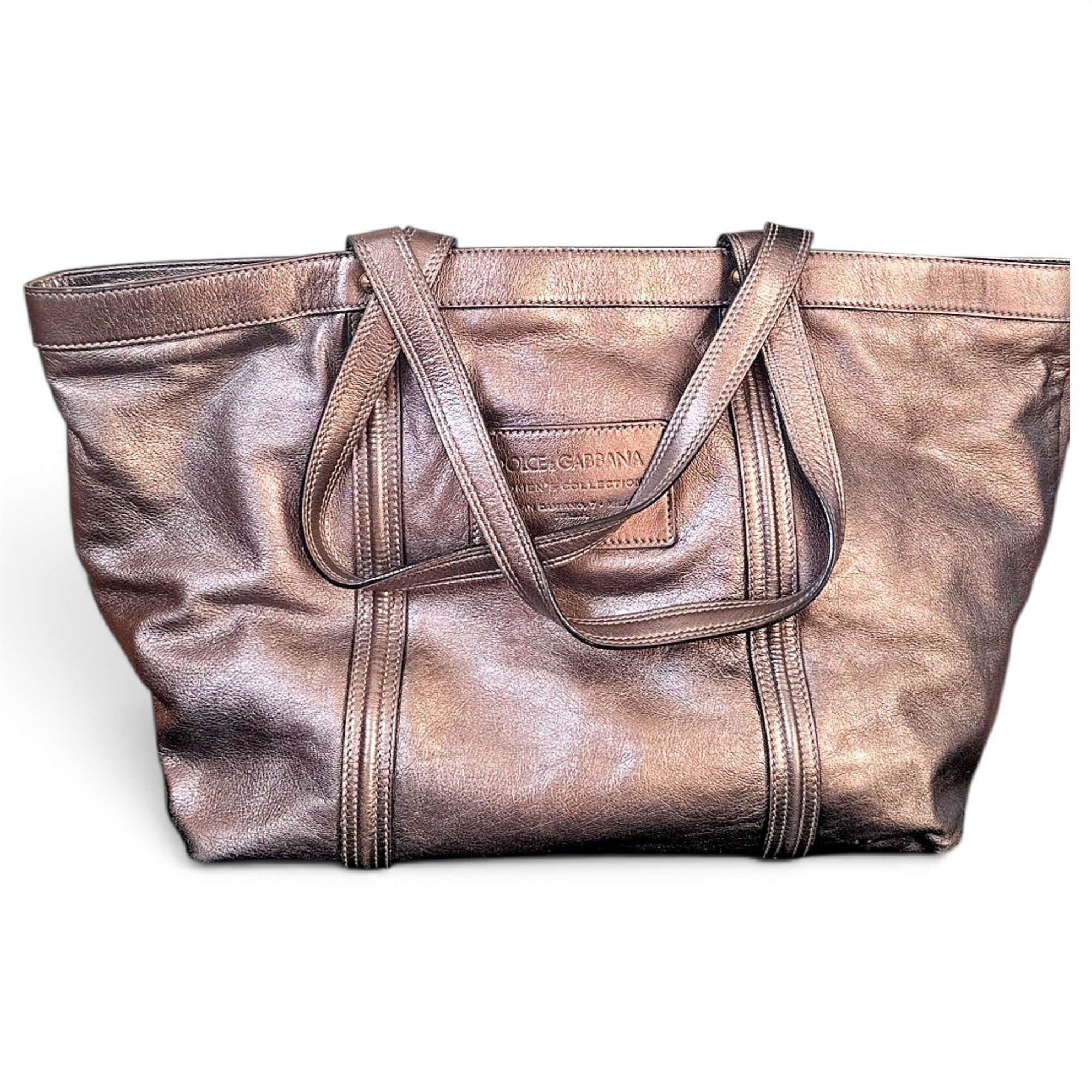 Leather tote