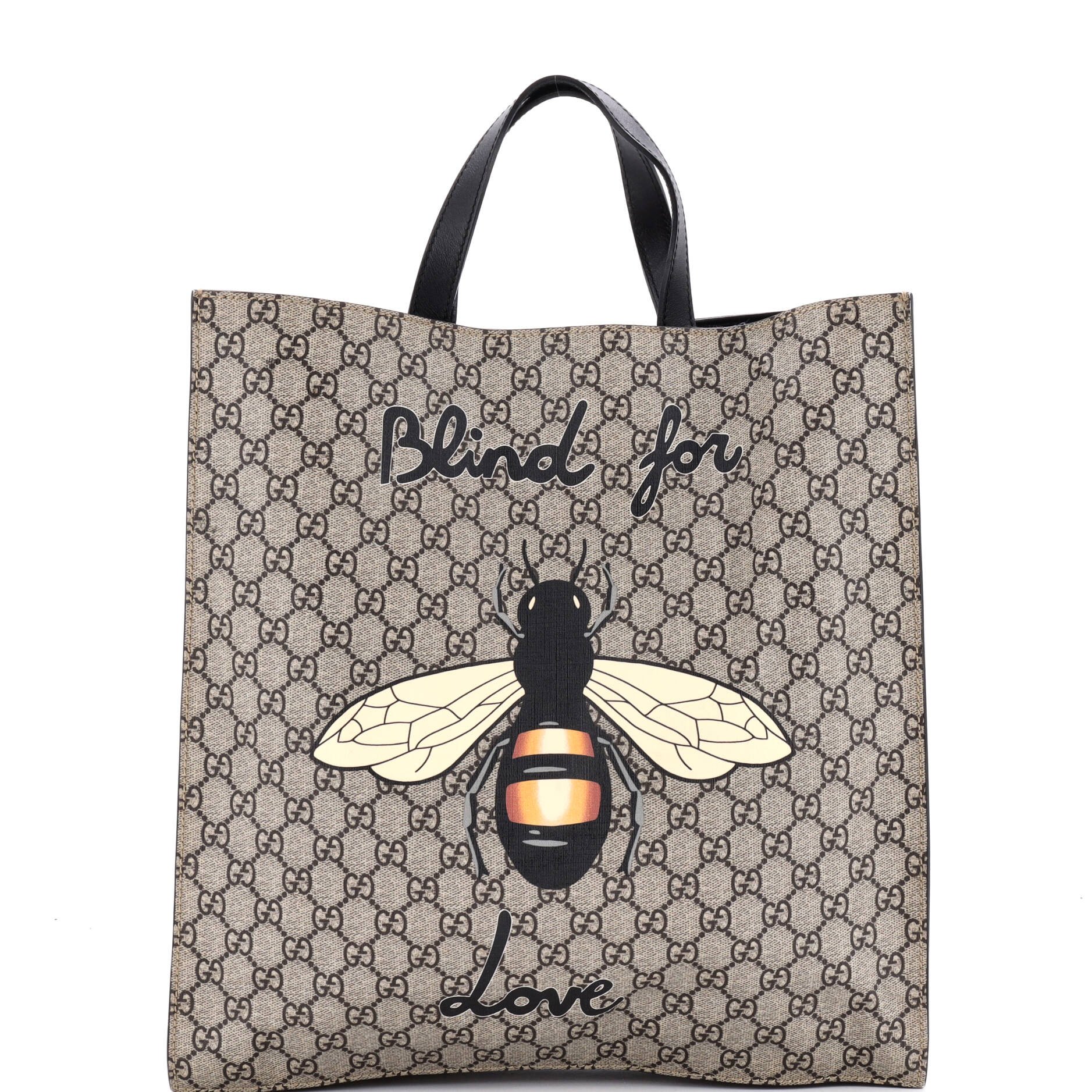 Convertible Soft Open Tote Printed GG Coated Canvas Tall