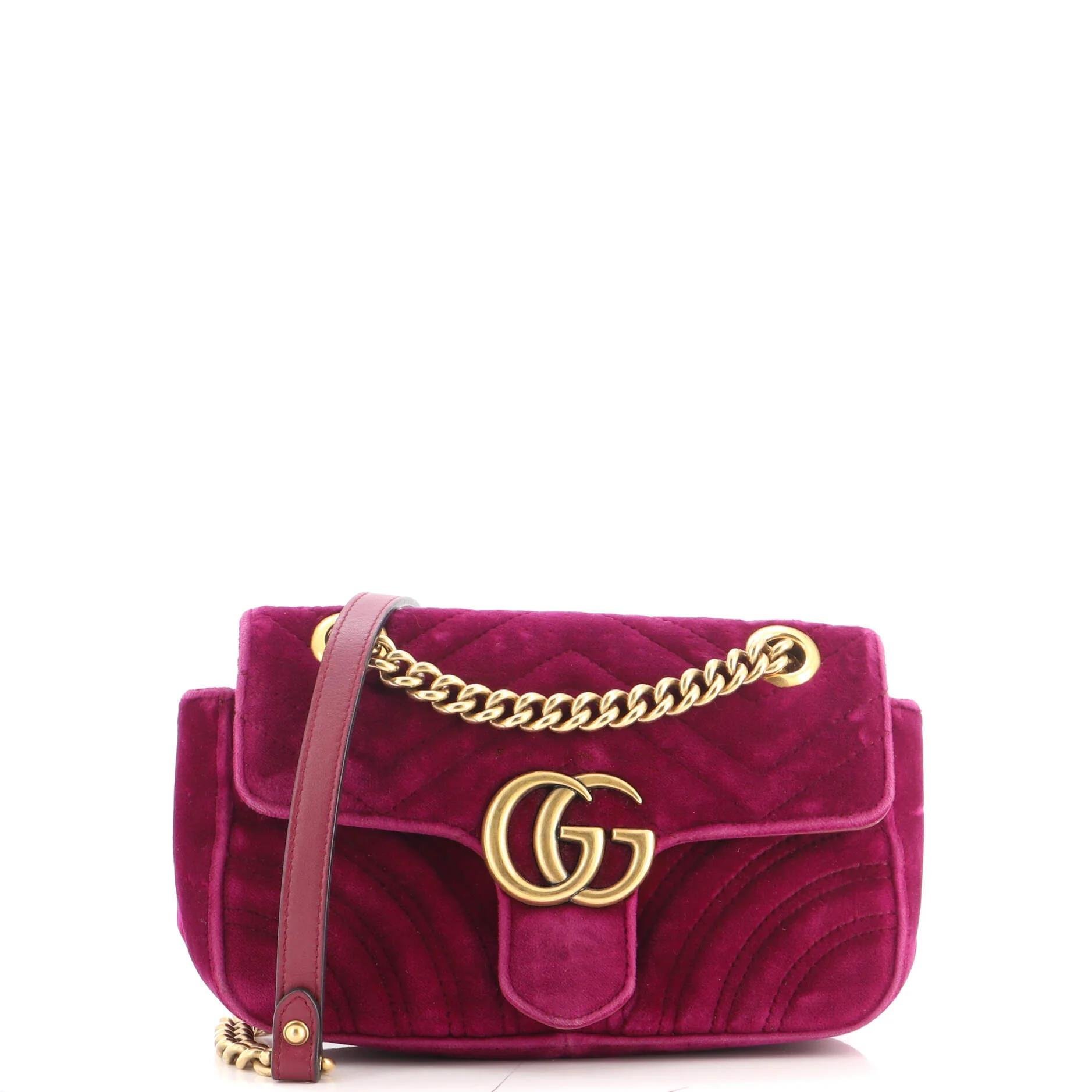 Velvet handbag